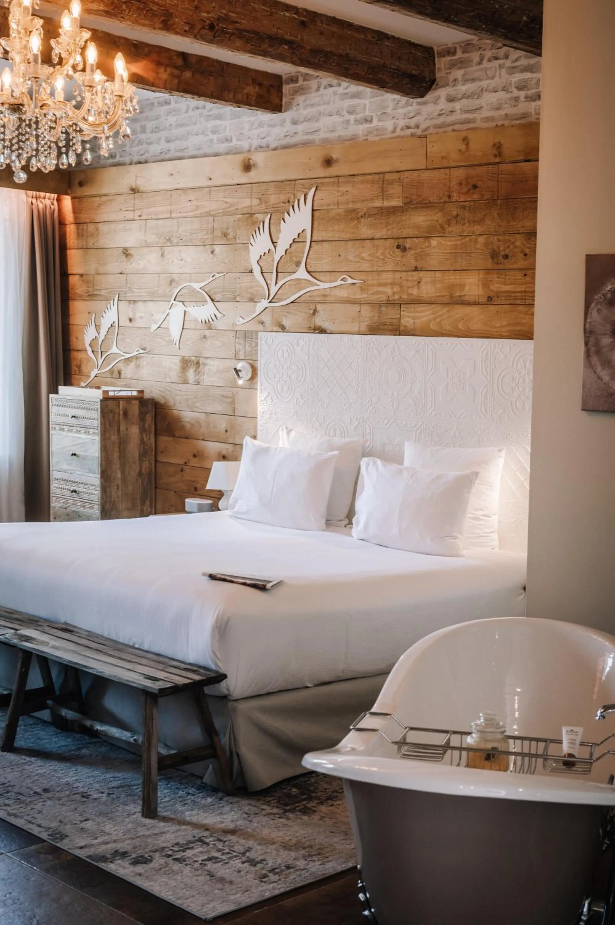 Bed in Le Hameau Des Pesquiers Ecolodge & Spa, Curio Collection By Hilton