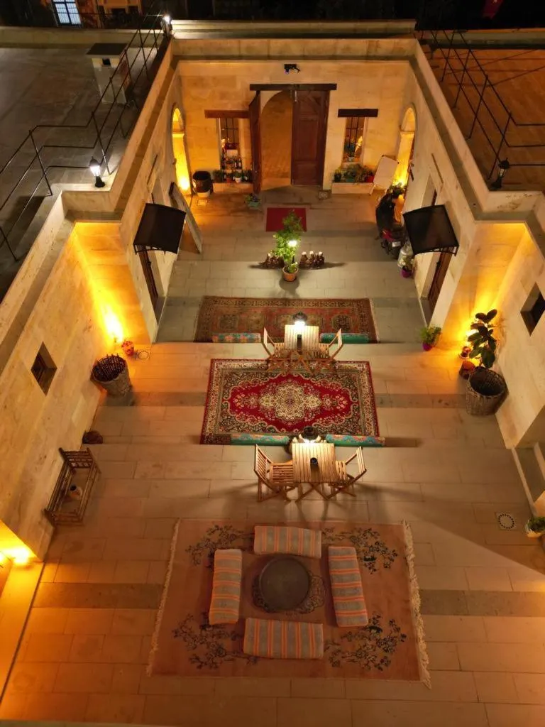 Seating area in Lavinia Cappadocia Cave