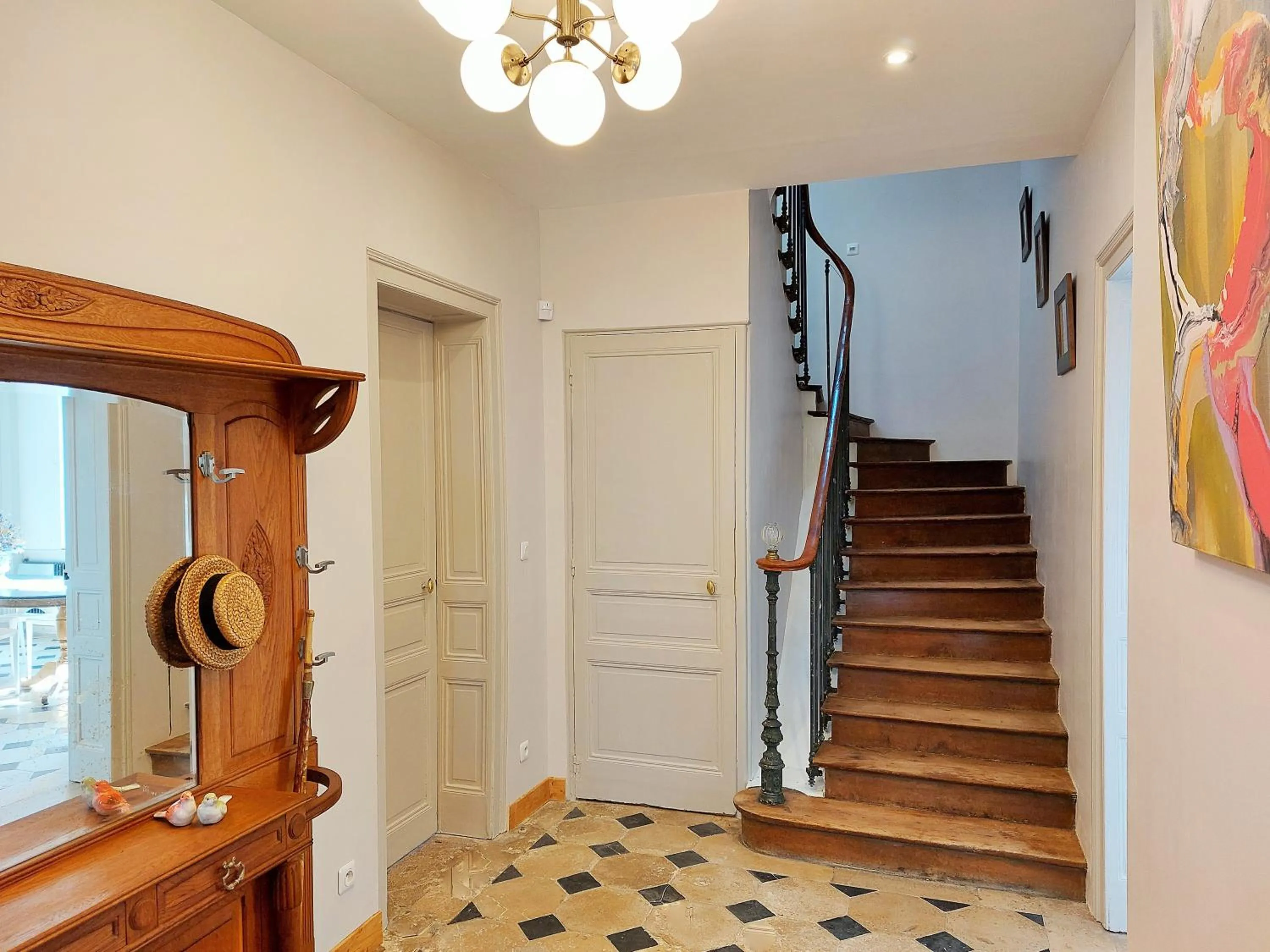 Lobby or reception in LES JACQUEMARTS NORMANDS Maison d'hôtes - Guesthouse