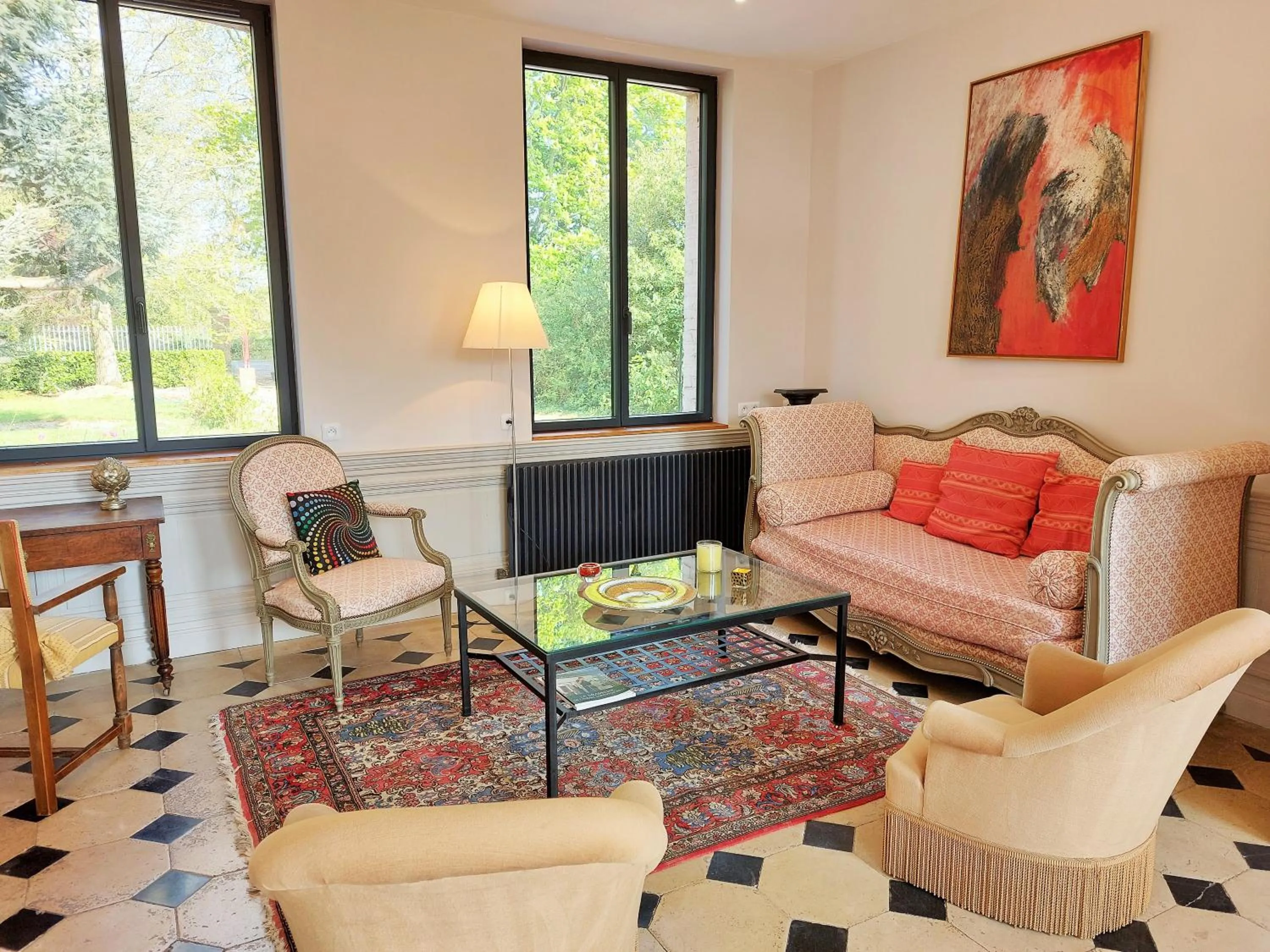 Living room in LES JACQUEMARTS NORMANDS Maison d'hôtes - Guesthouse