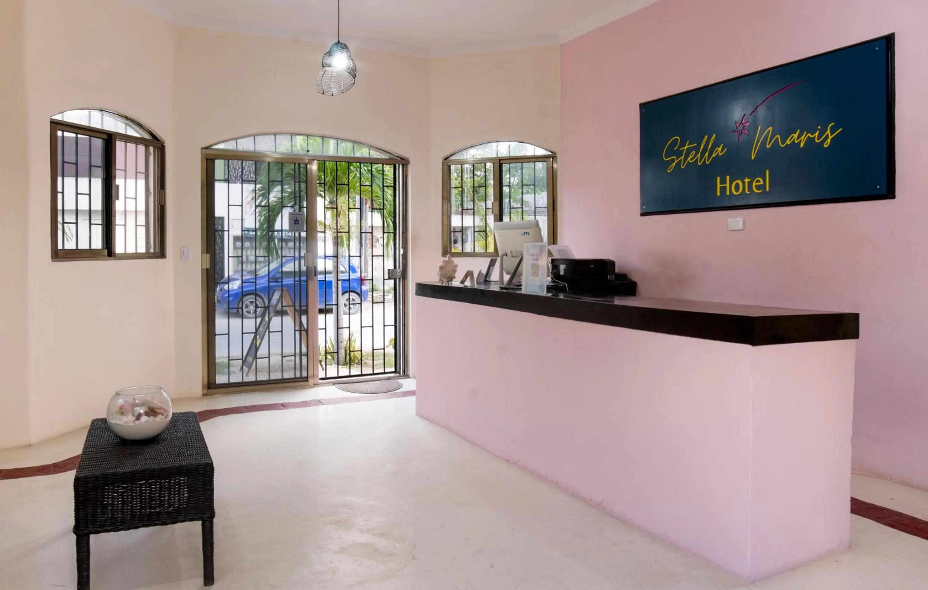 Lobby or reception in hotel stella maris tulum