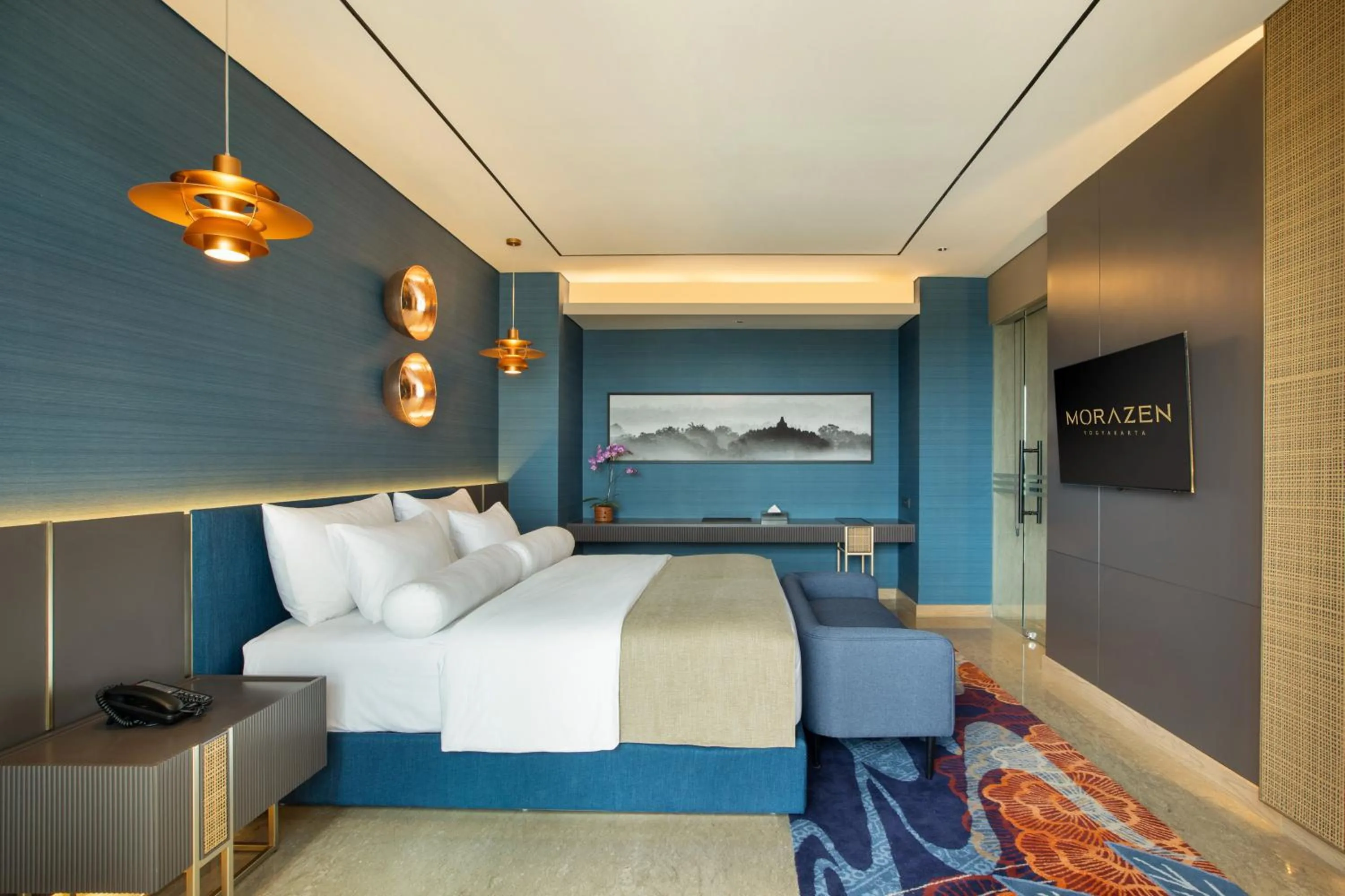 Bedroom, Bed in MORAZEN Yogyakarta