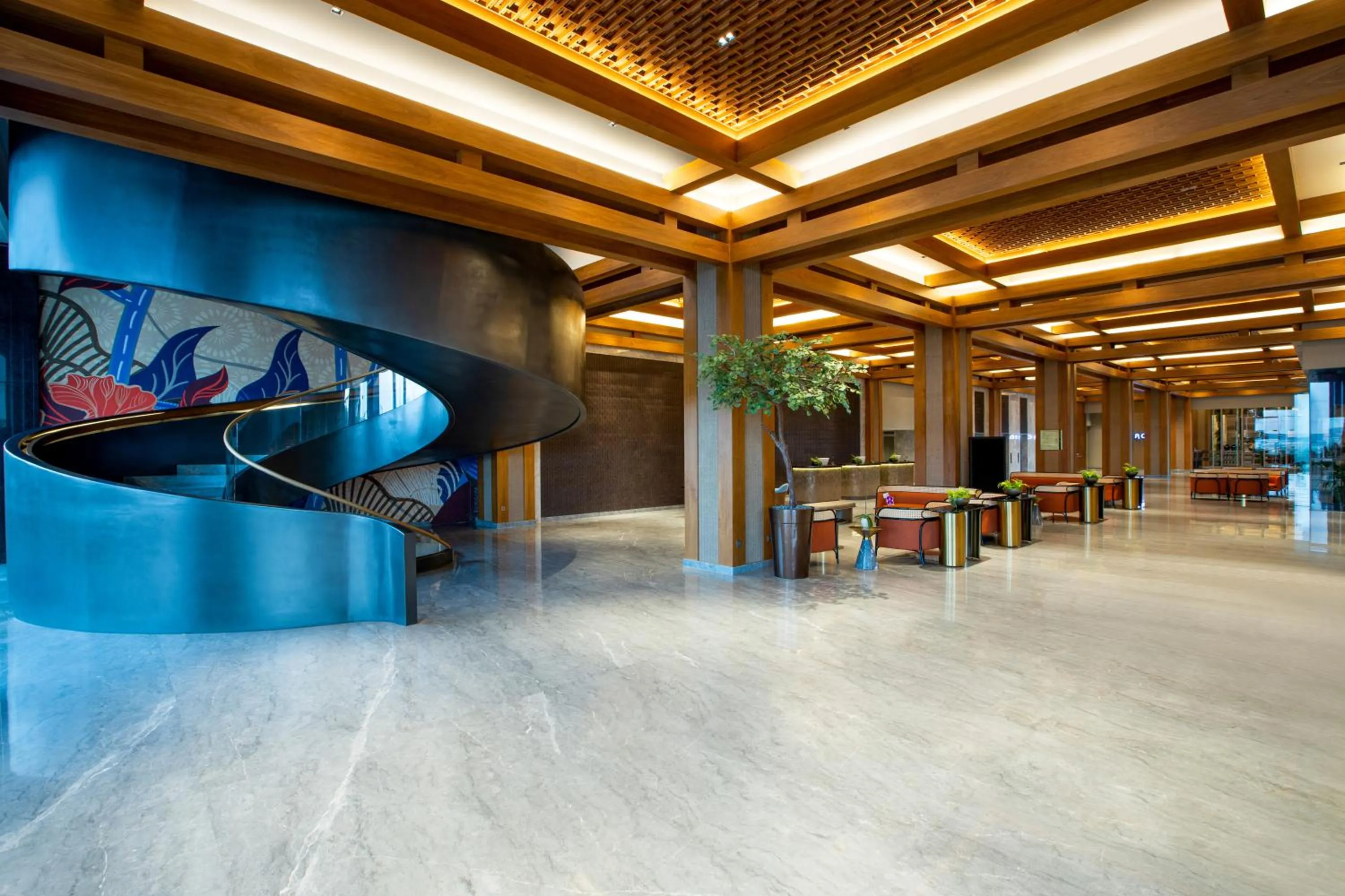 Lobby or reception in MORAZEN Yogyakarta