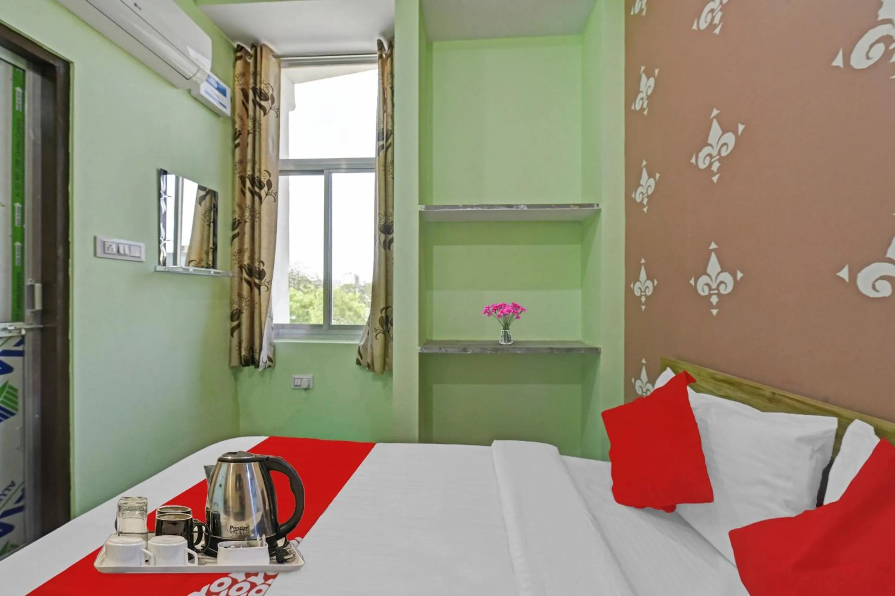 Bedroom in Hotel O Jmd Hotel