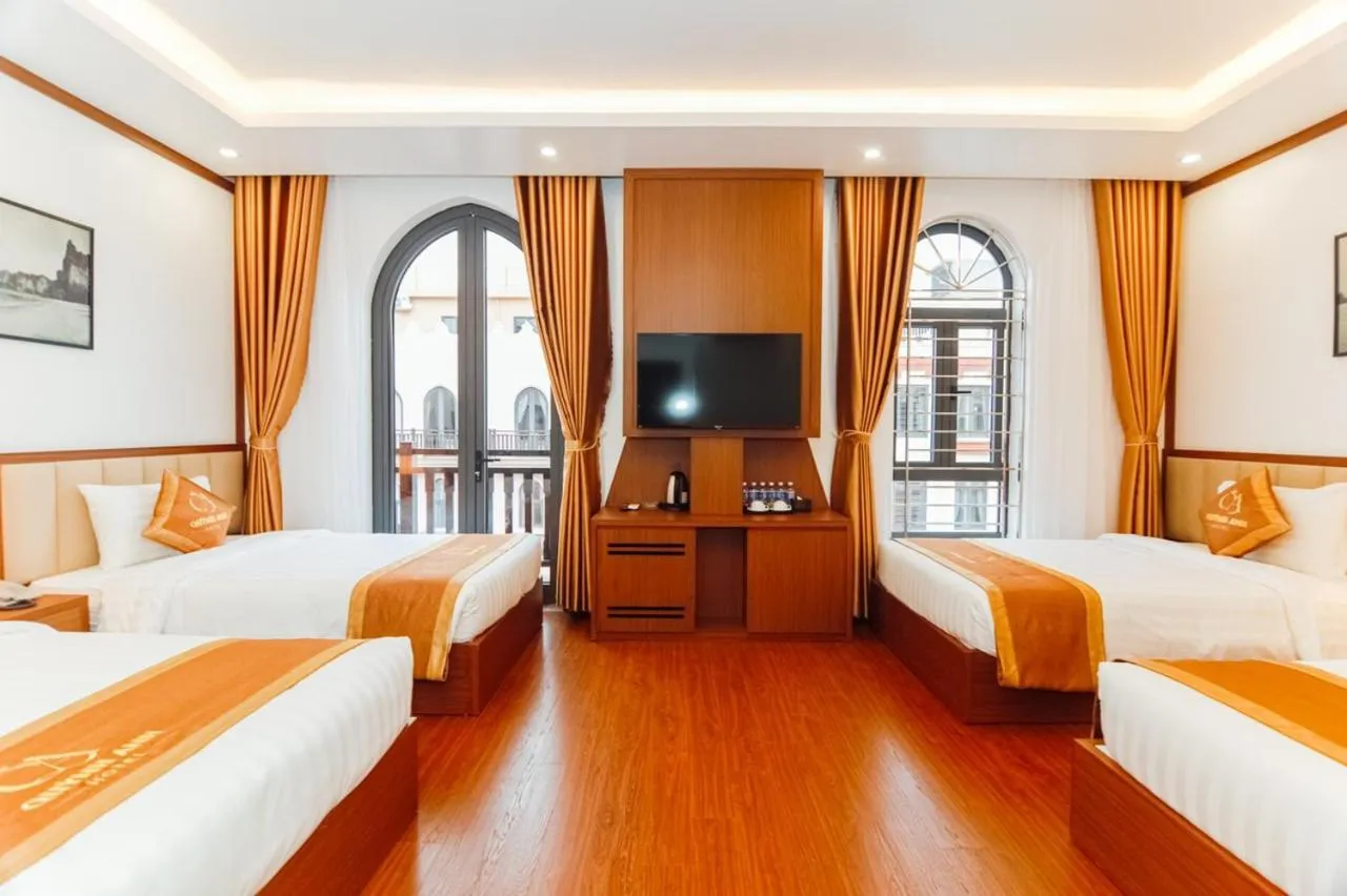 Bed in Quỳnh Anh Hotel Hạ Long