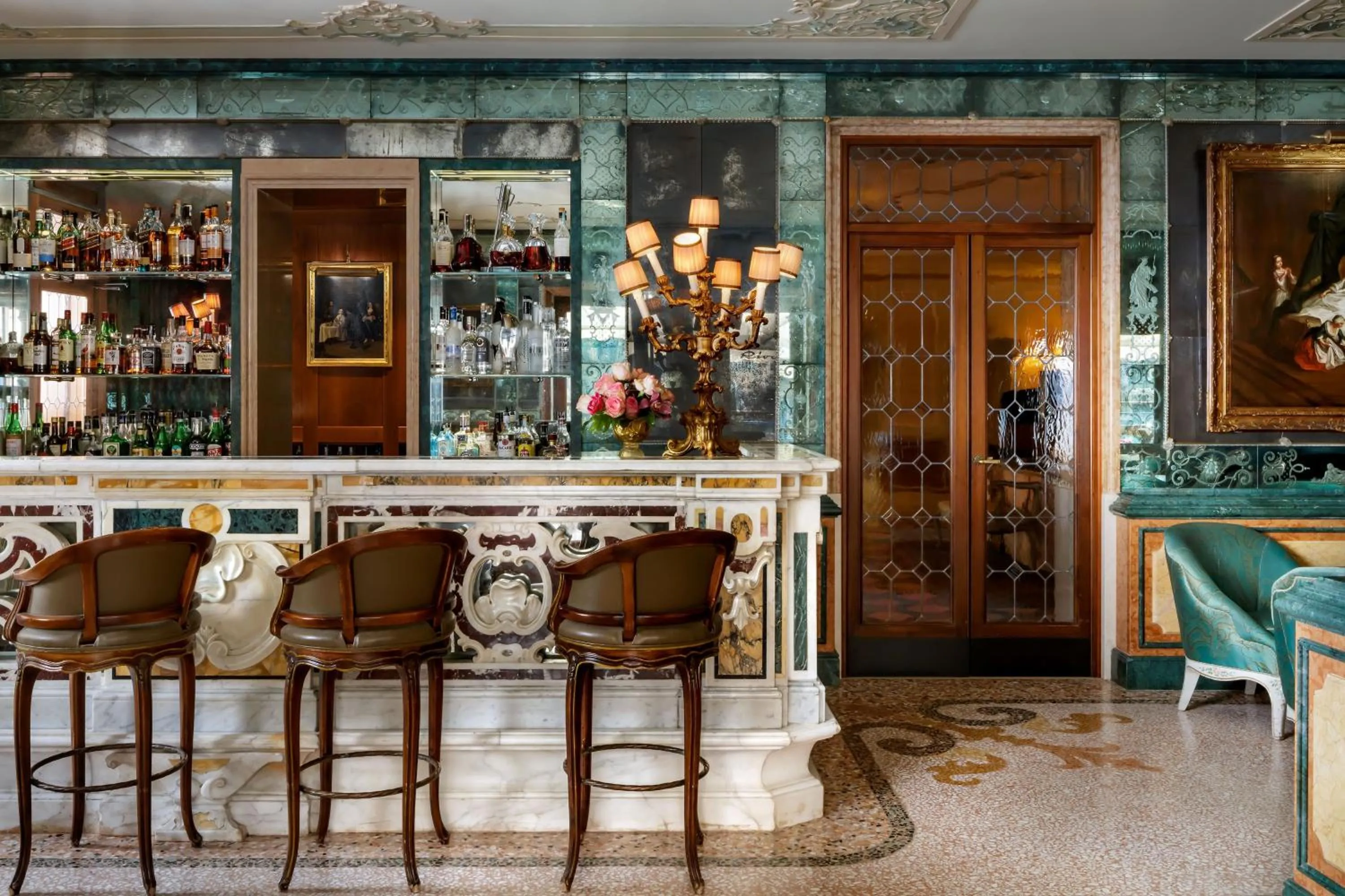 Lounge or bar in The Gritti Palace, a Luxury Collection Hotel, Venice