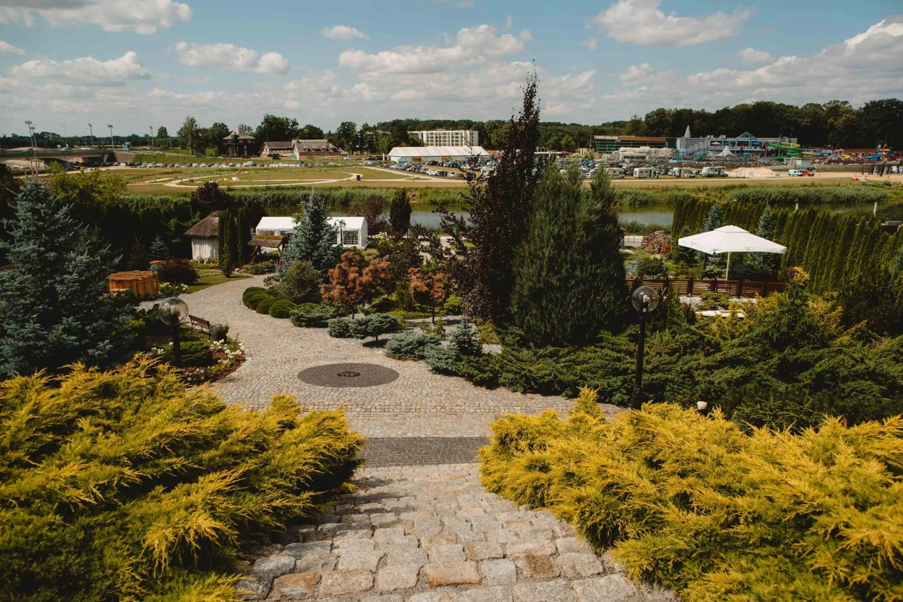 Garden in Pałac Uniejów