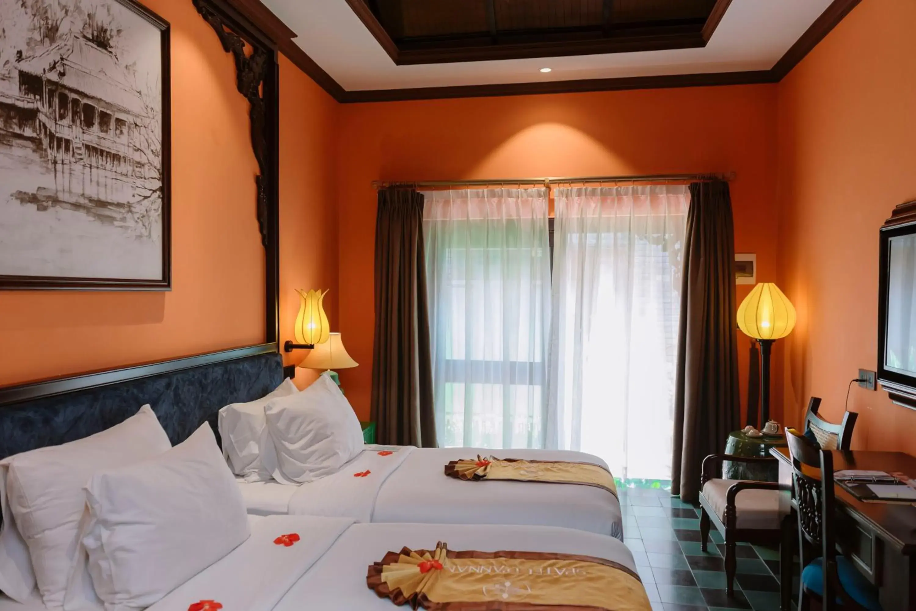 Deluxe Twin Room in Spatel d'Annam - Imperial Boutique Spa & Hotel Deluxe Twin Room in Spatel d'Annam - Imperial Boutique Spa & Hotel