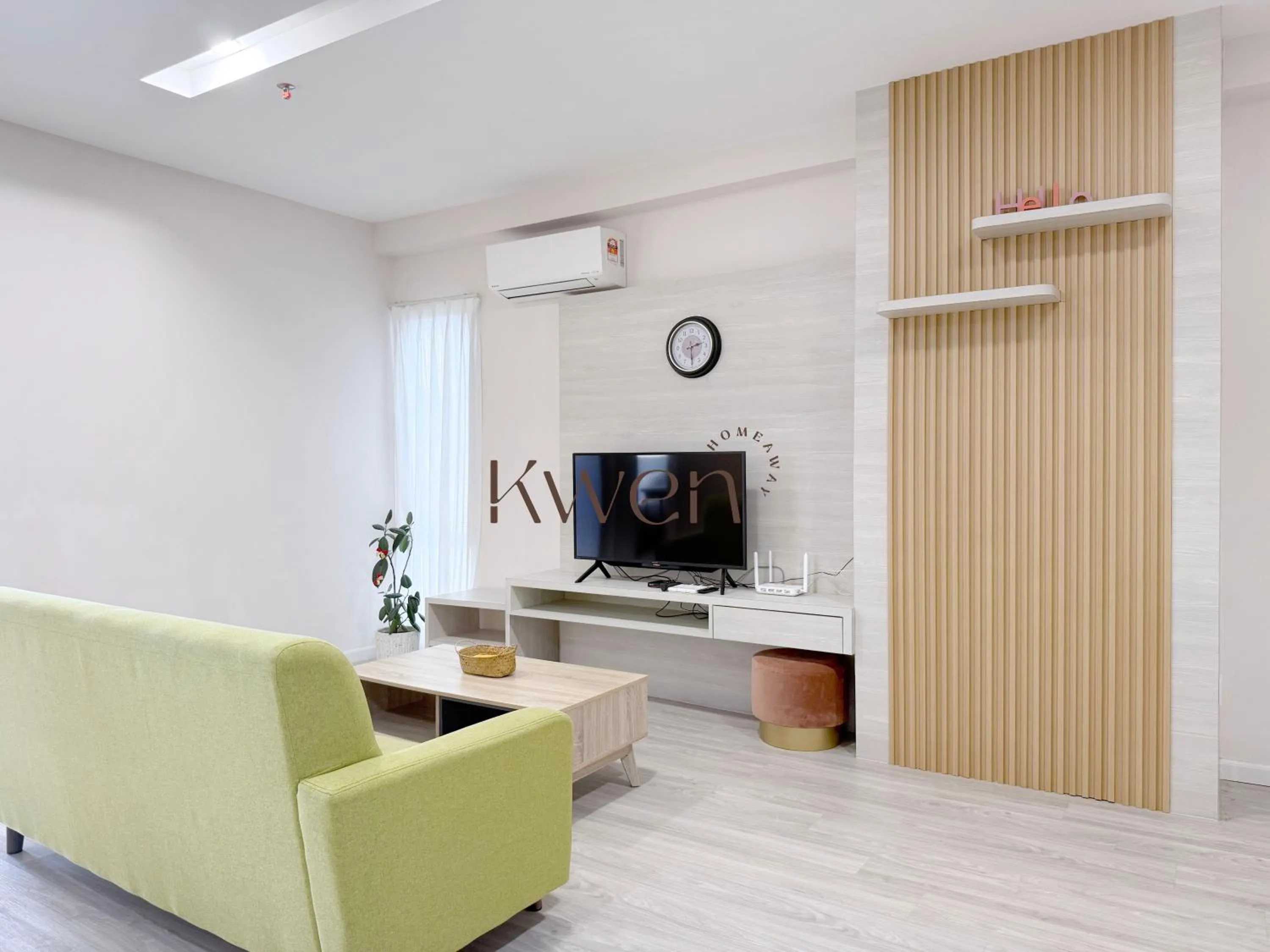 Living room in KWEN Suites-Tanjung Aru InfinityPool Seaview/Airport View