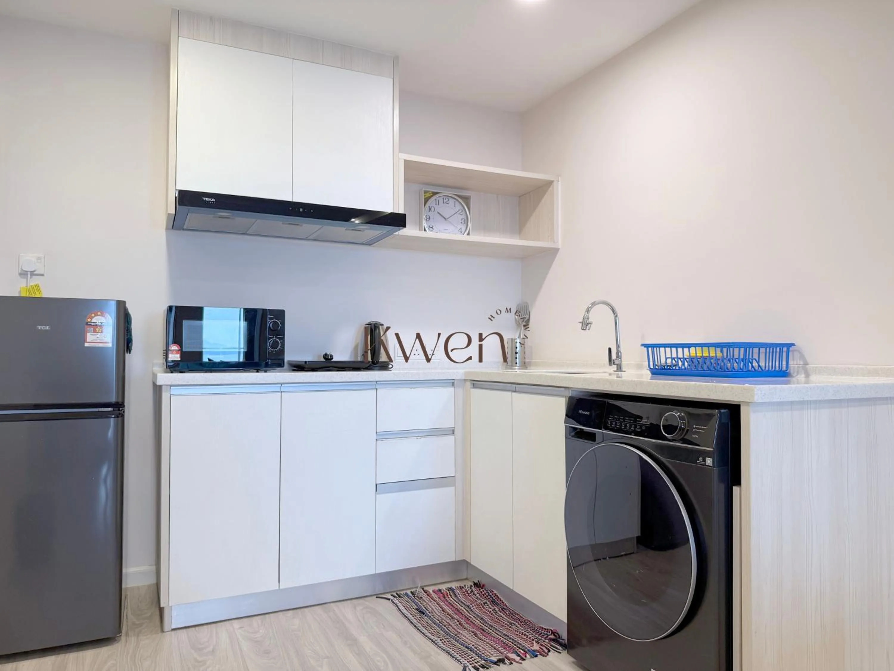 kitchen in KWEN Suites-Tanjung Aru InfinityPool Seaview/Airport View