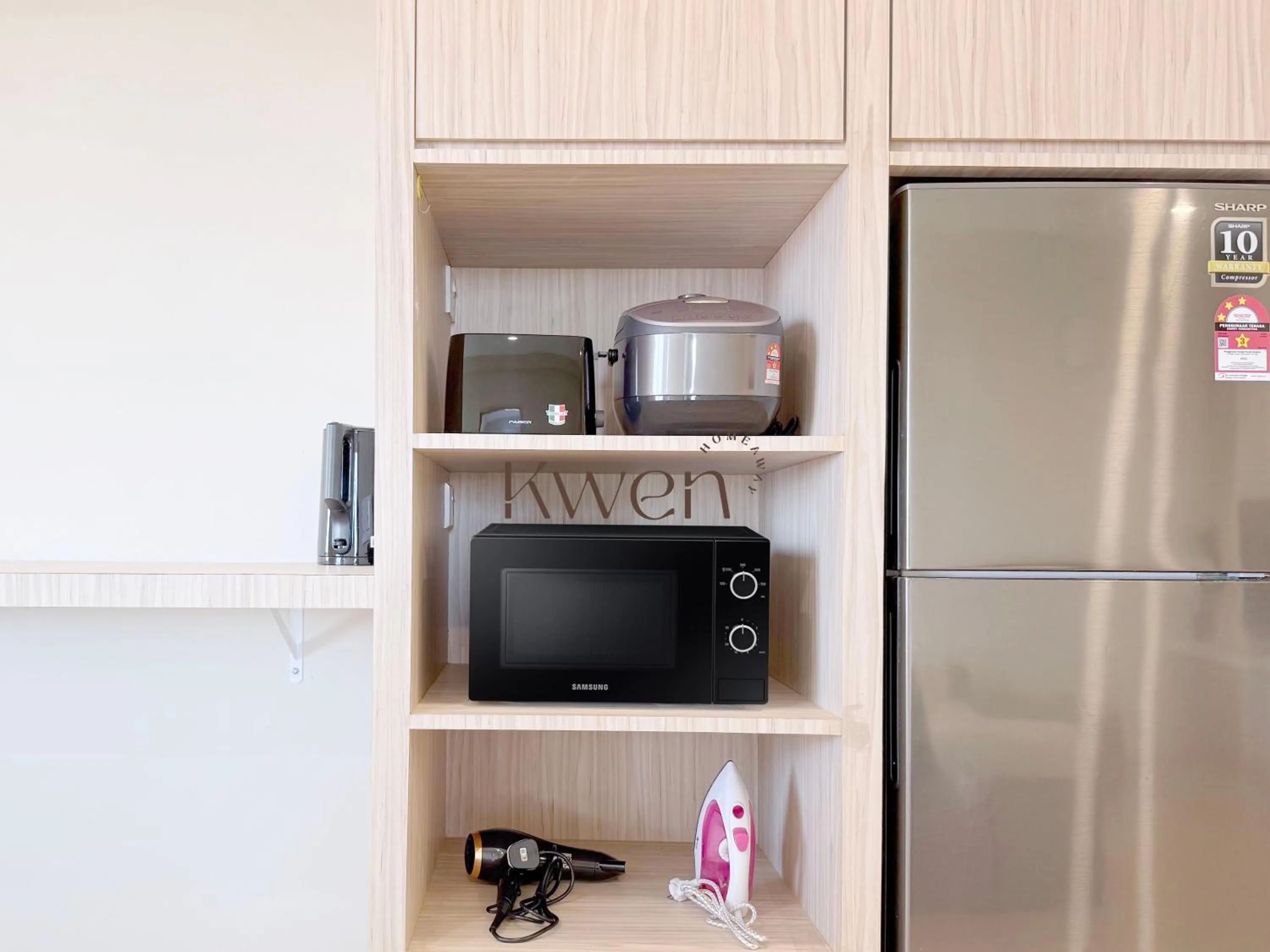 kitchen in KWEN Suites-Tanjung Aru InfinityPool Seaview/Airport View