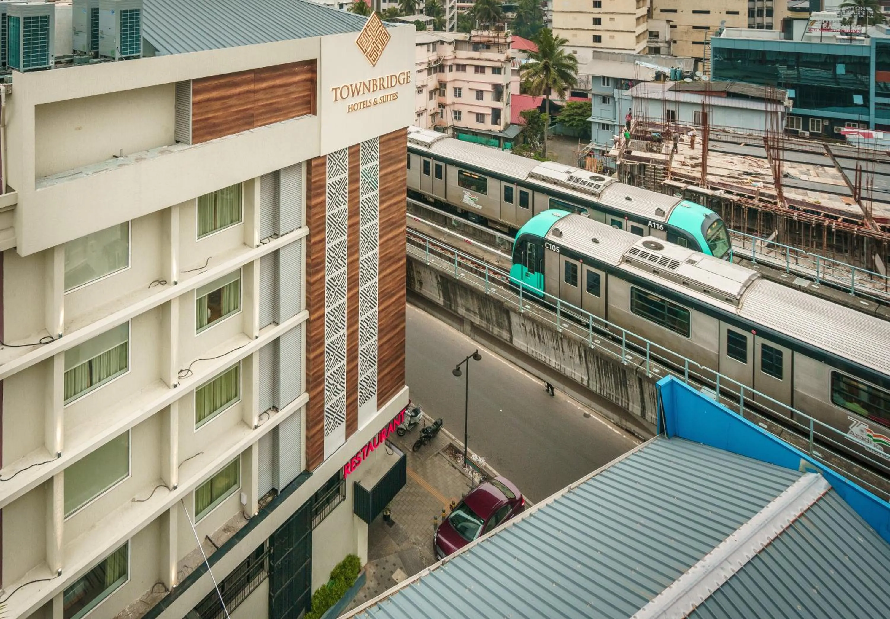 Property building in Townbridge Hotels & Suites