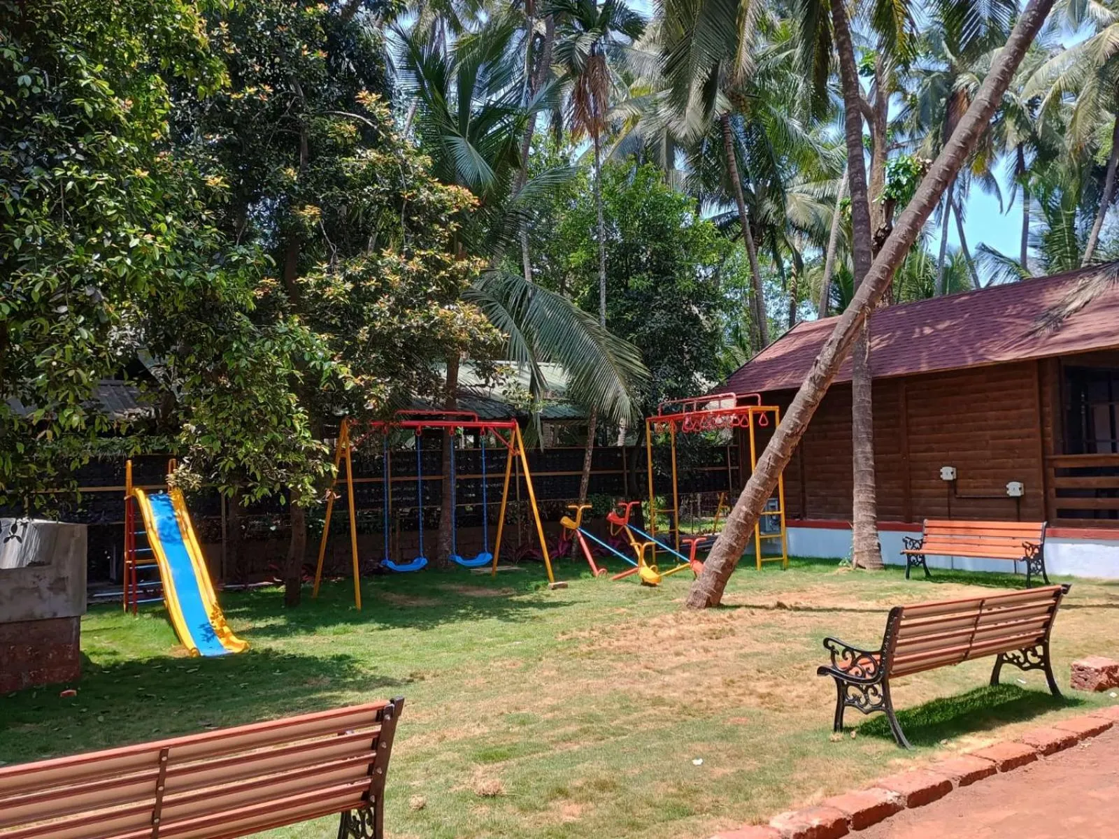 Children play ground in Cocorico Beach Resort