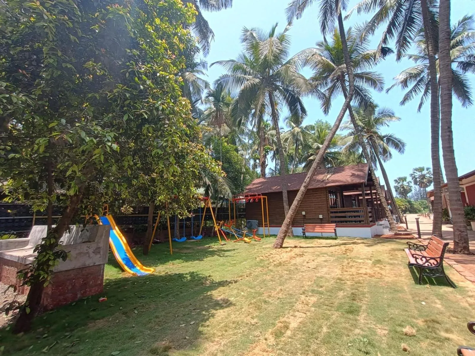 Children play ground in Cocorico Beach Resort