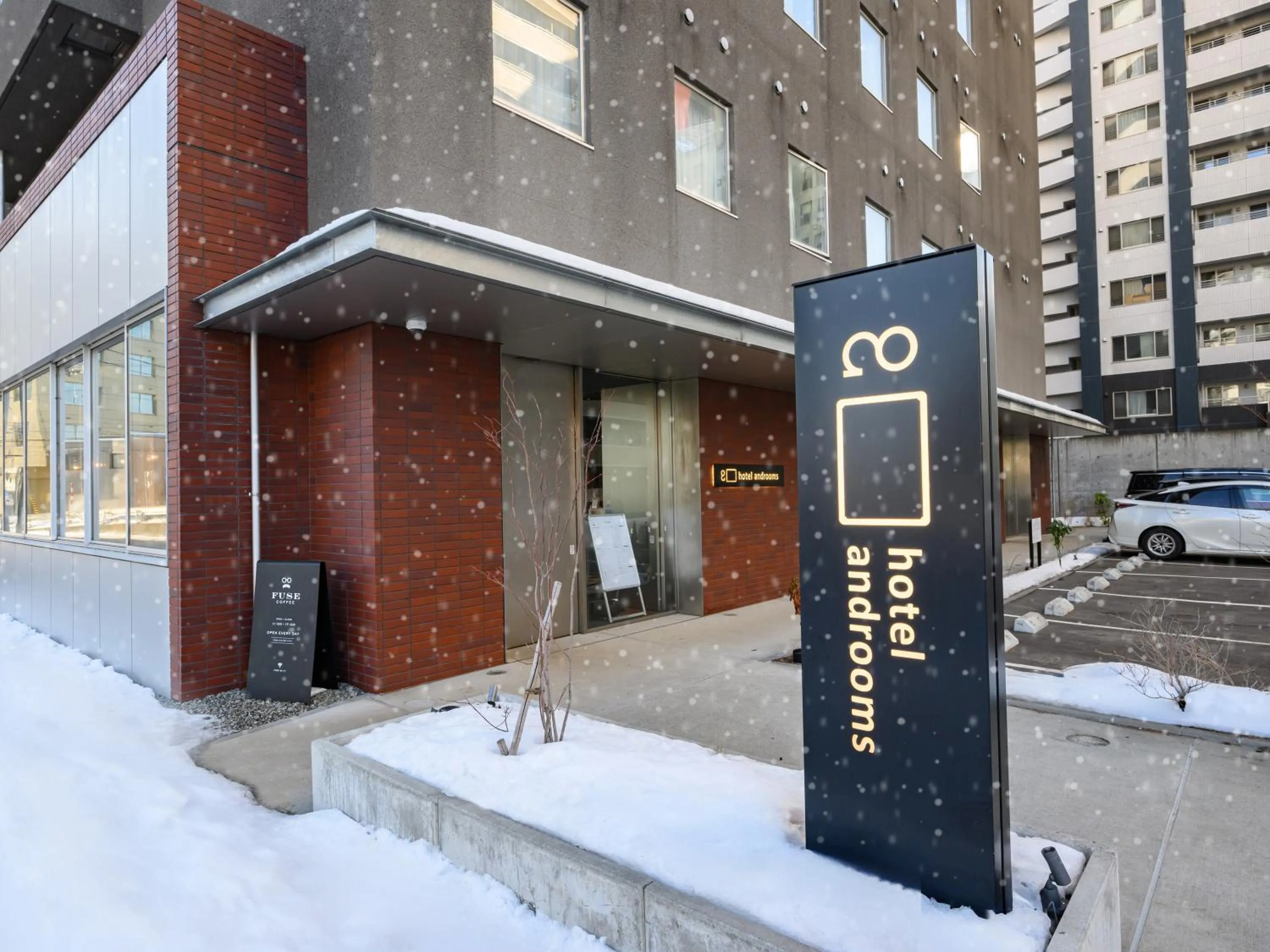 Facade/entrance in hotel androoms Sapporo Susukino