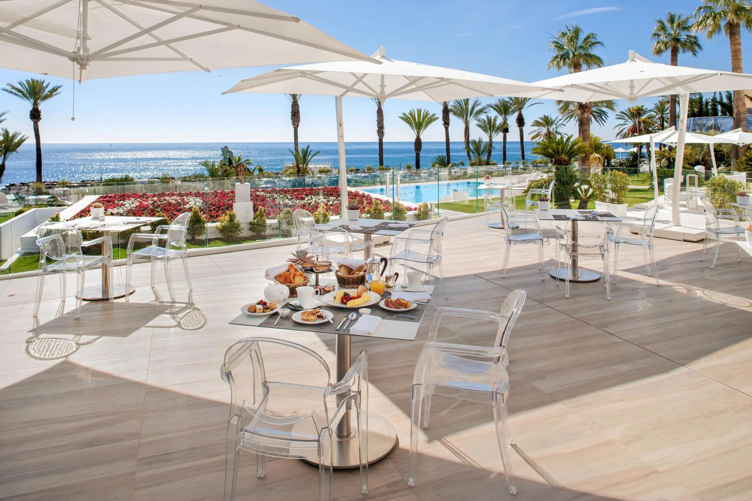 Patio in Miramare The Palace Resort