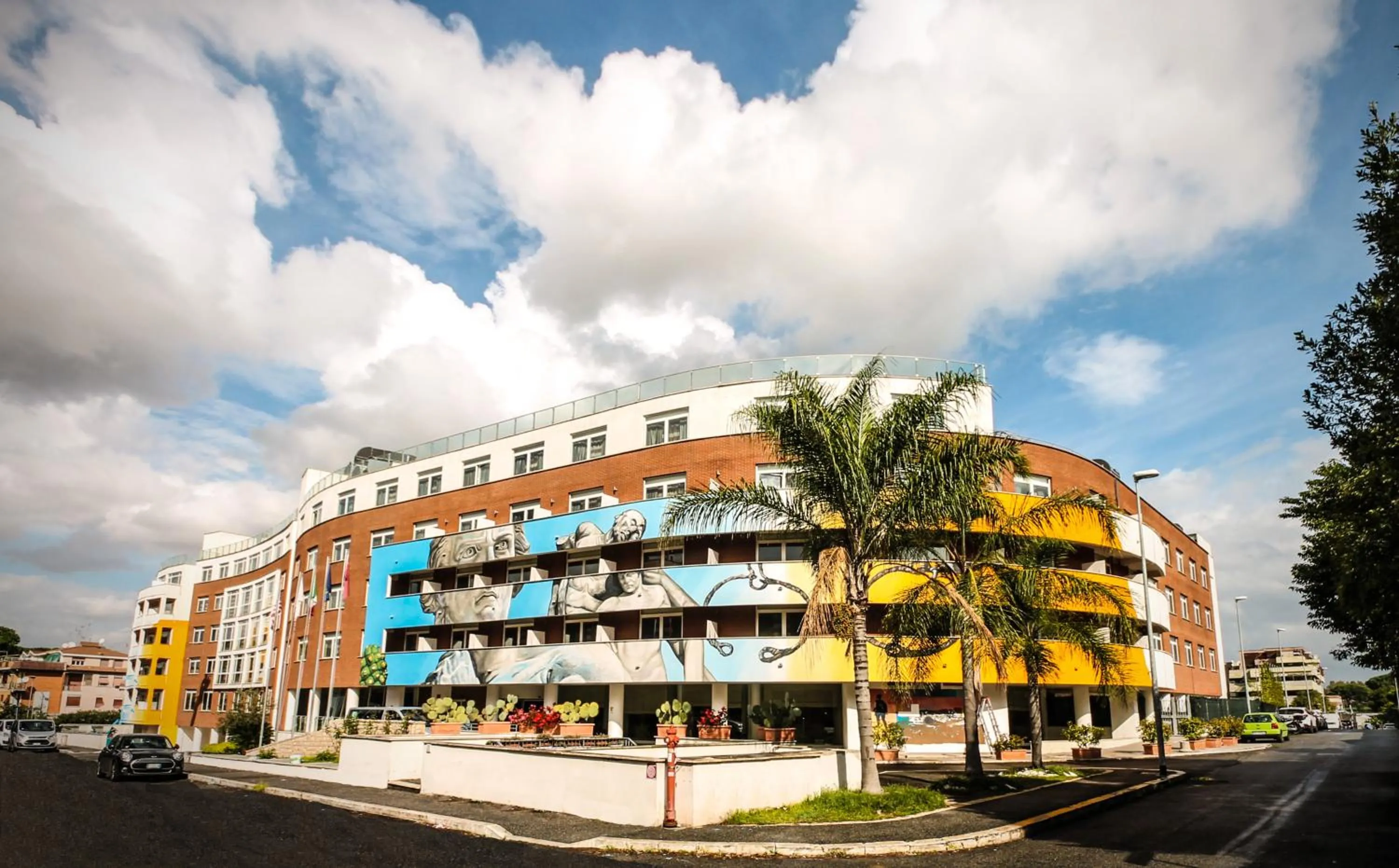 Facade/entrance in Hotel Capannelle Roma