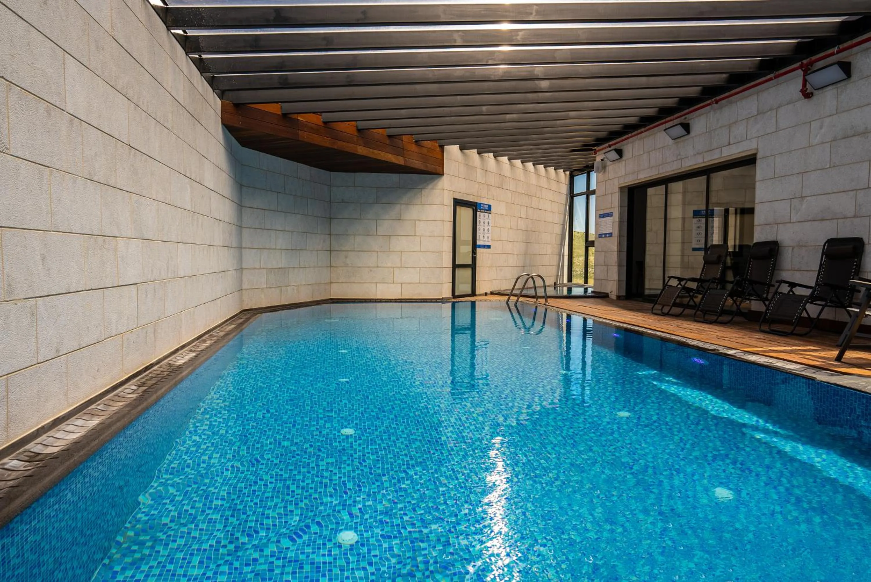 Swimming pool in view hotel