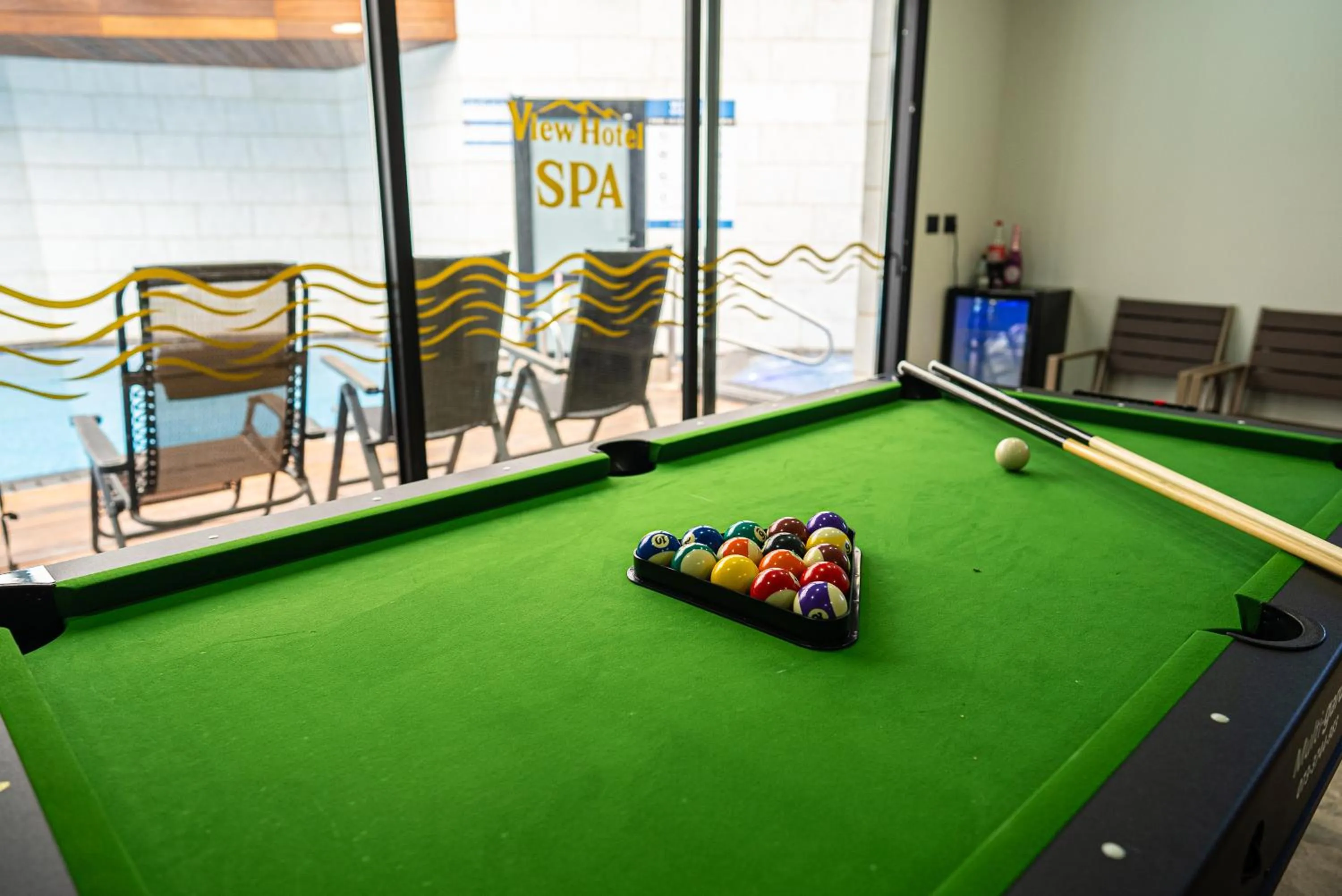 Billiard in view hotel