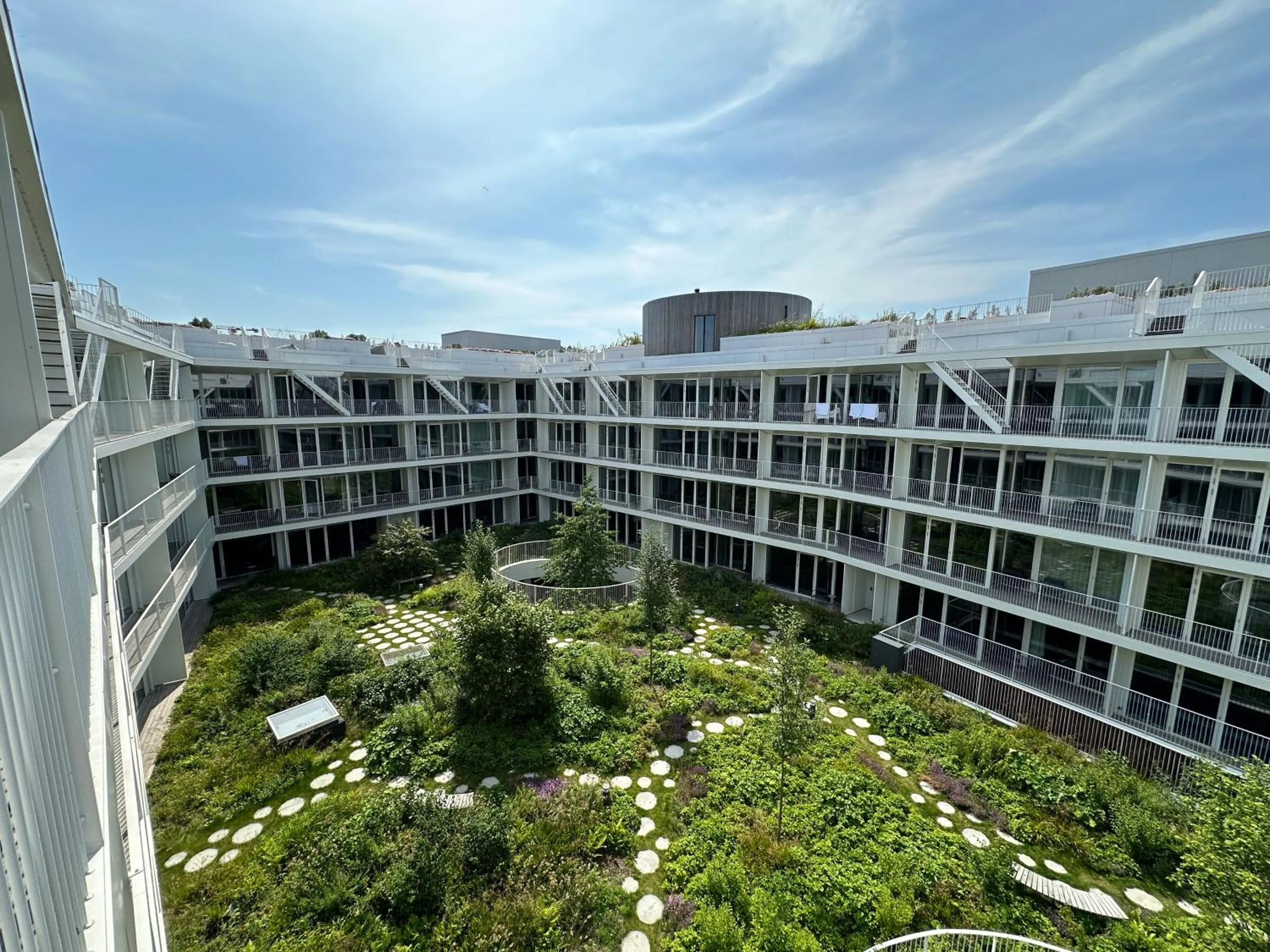 Inner courtyard view in STAY Nordhavn