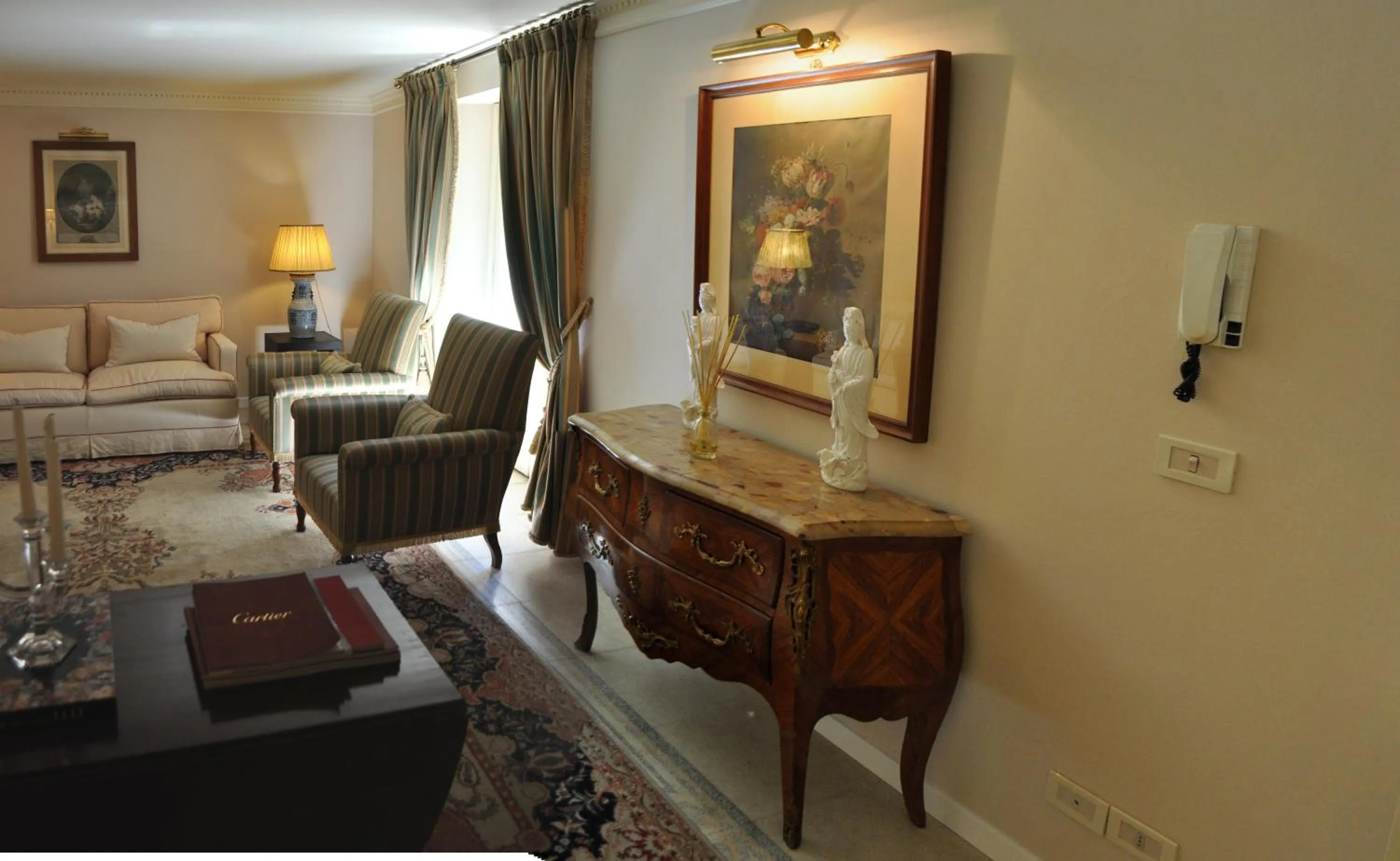 Living room in Villa Le Magnolie