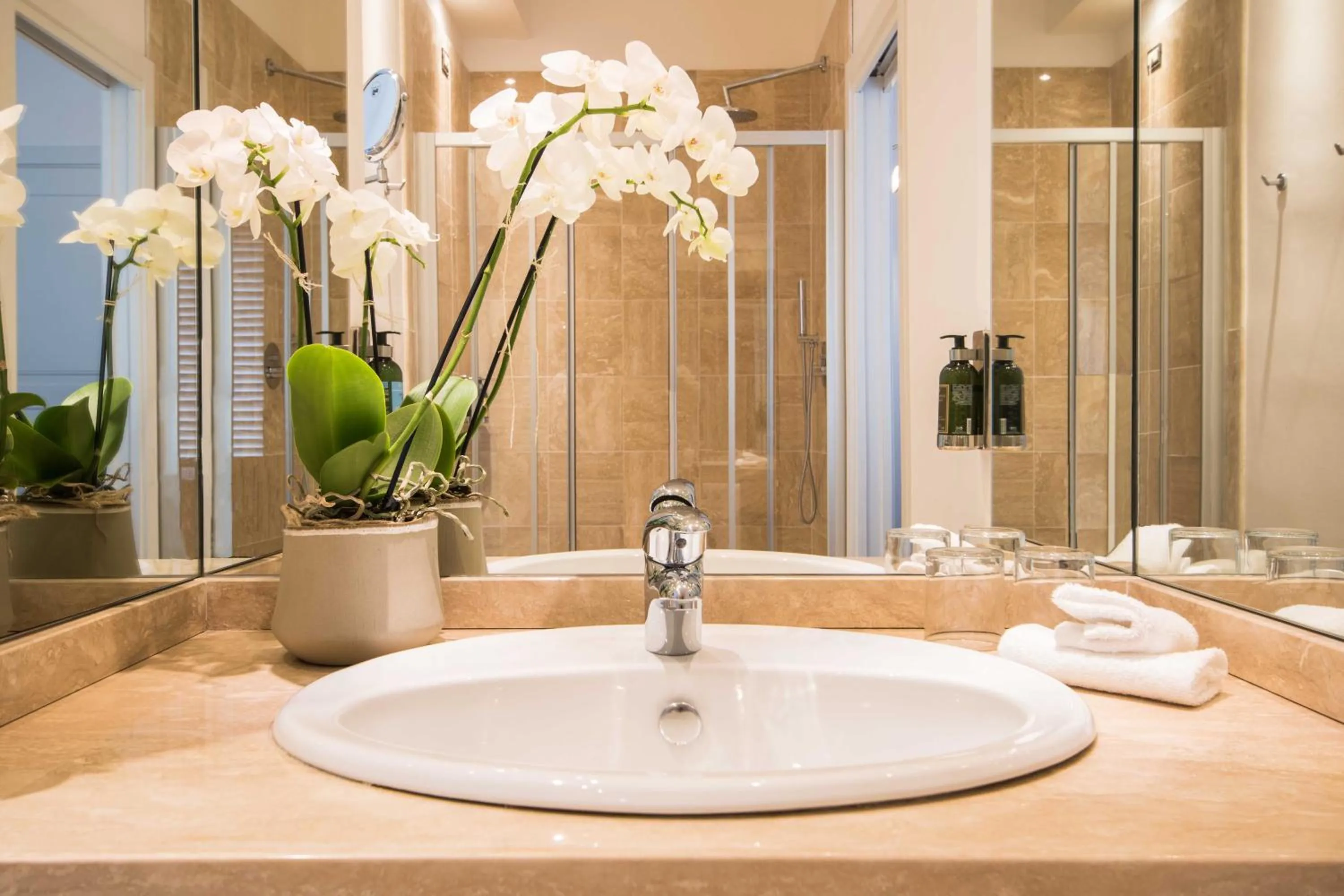 Shower in Hotel Michelangelo & Day SPA