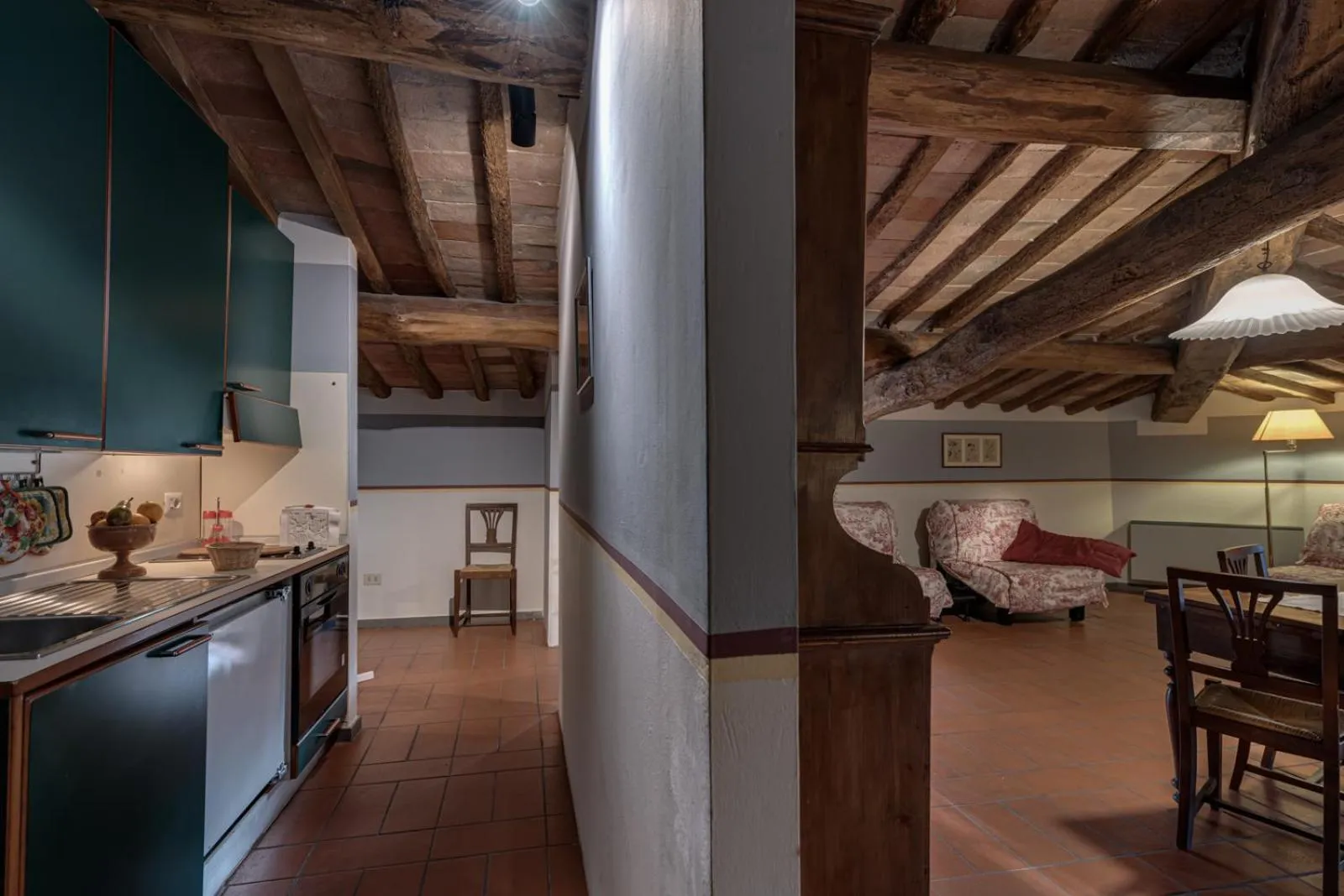 Kitchen or kitchenette in Tenuta Il Corno Agriturismo