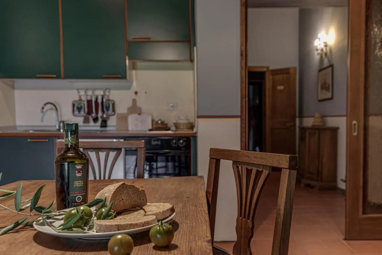 Kitchen or kitchenette in Tenuta Il Corno Agriturismo