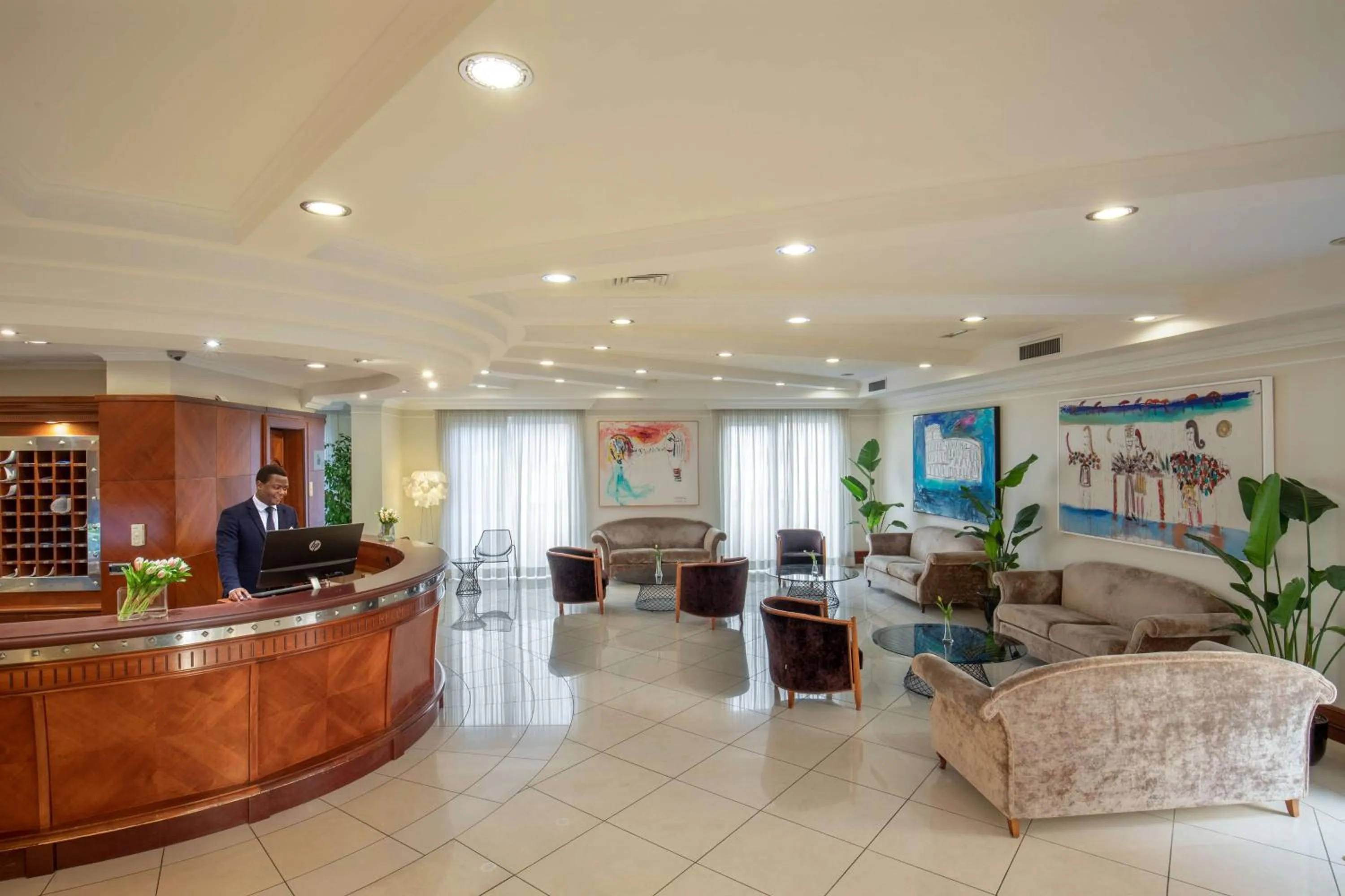 Lobby or reception in Best Western Hotel Viterbo