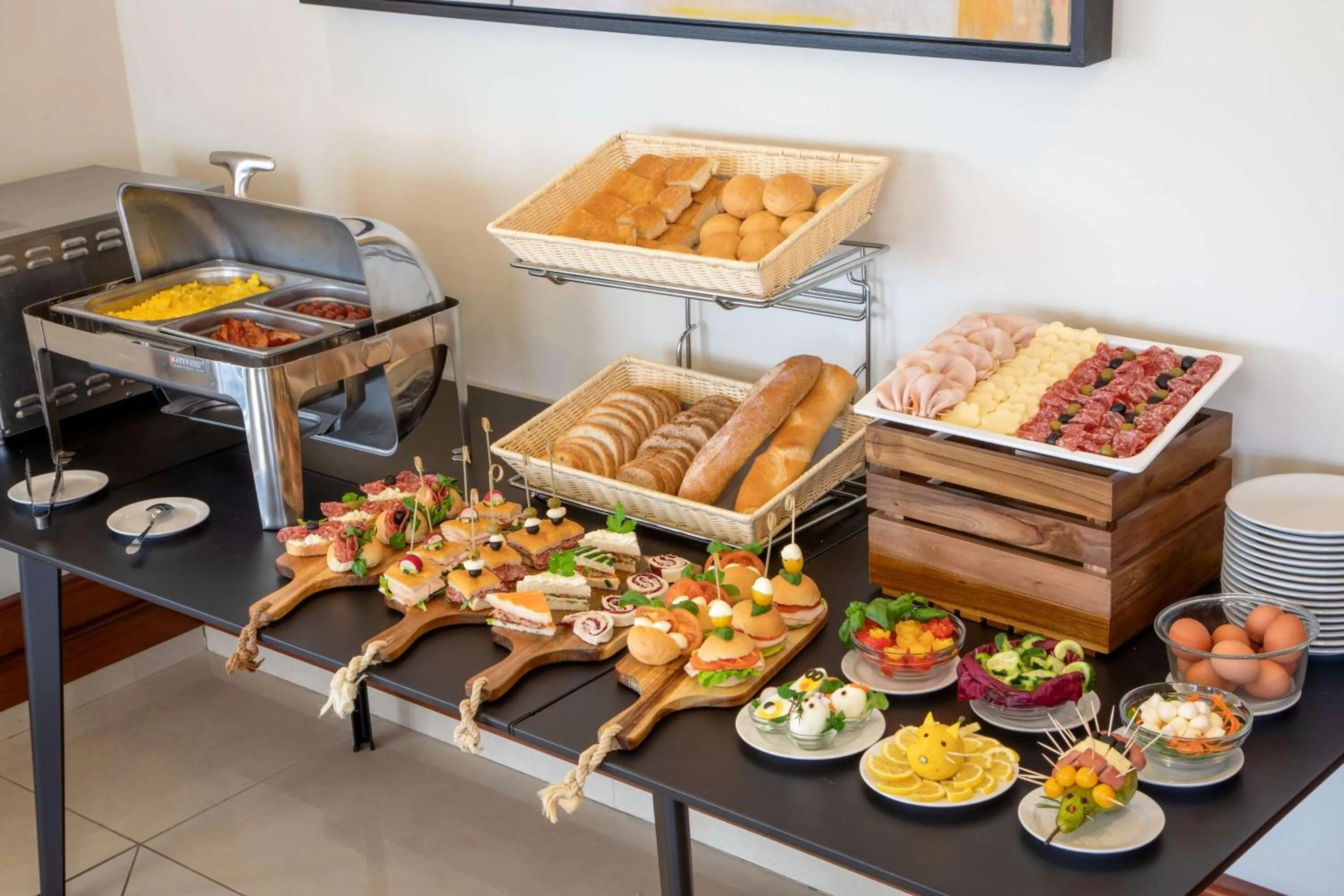 Breakfast in Best Western Hotel Viterbo