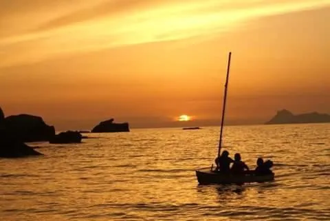 Sunset in Tsaner Apartment and Rooms