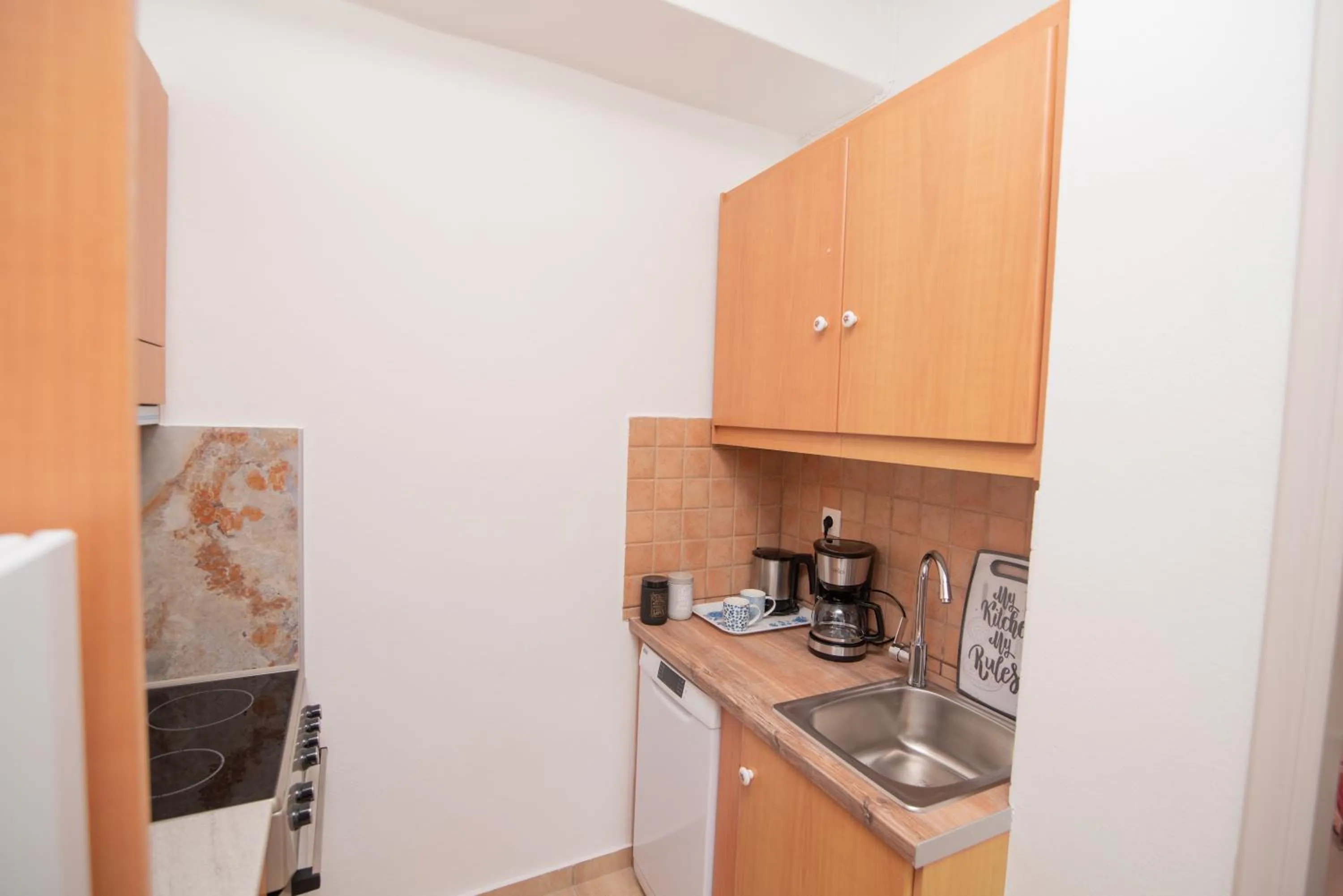 kitchen in Tsaner Apartment and Rooms