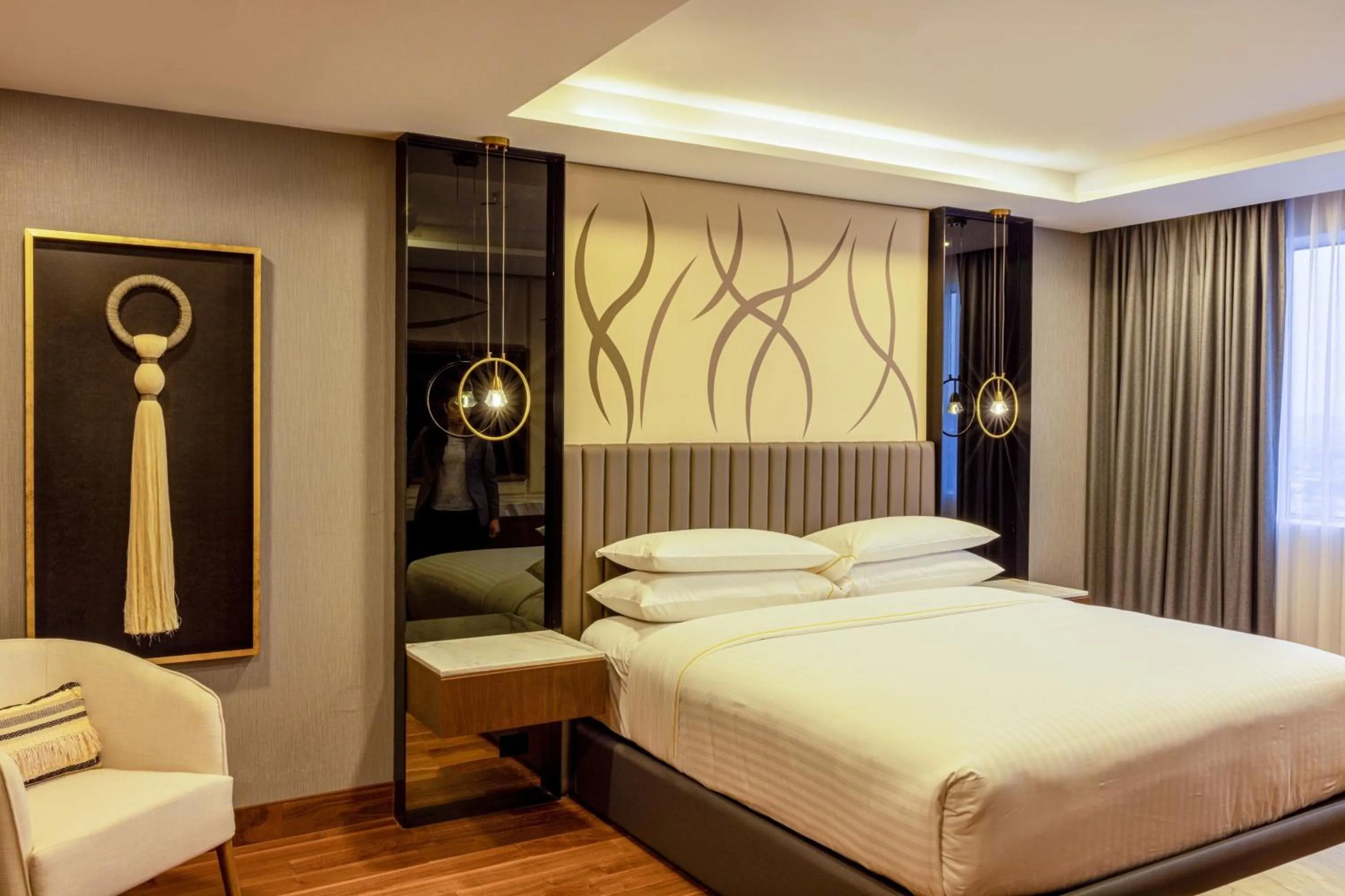 Bedroom, Bed in Sheraton Guadalajara Expo