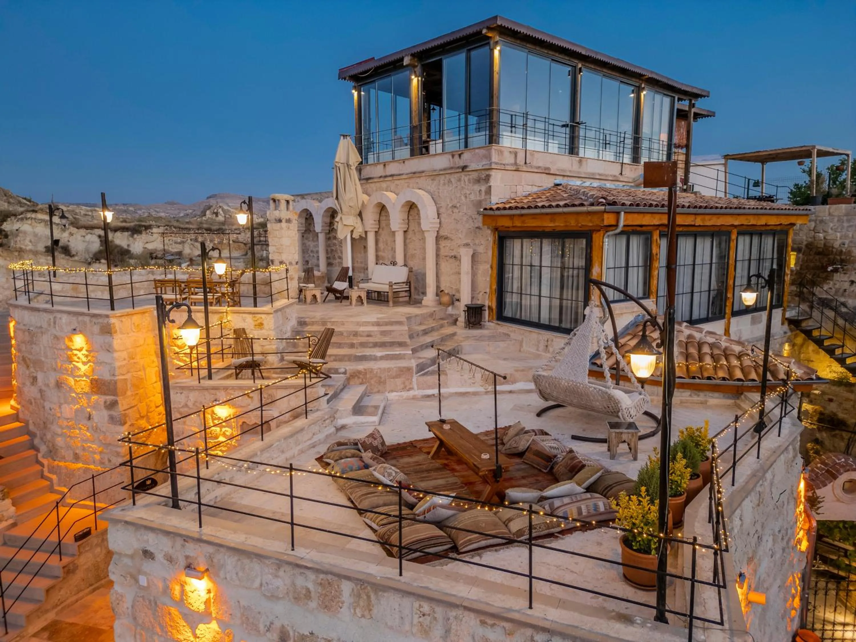 Balcony/Terrace in Kayata Cave Suites Special Class