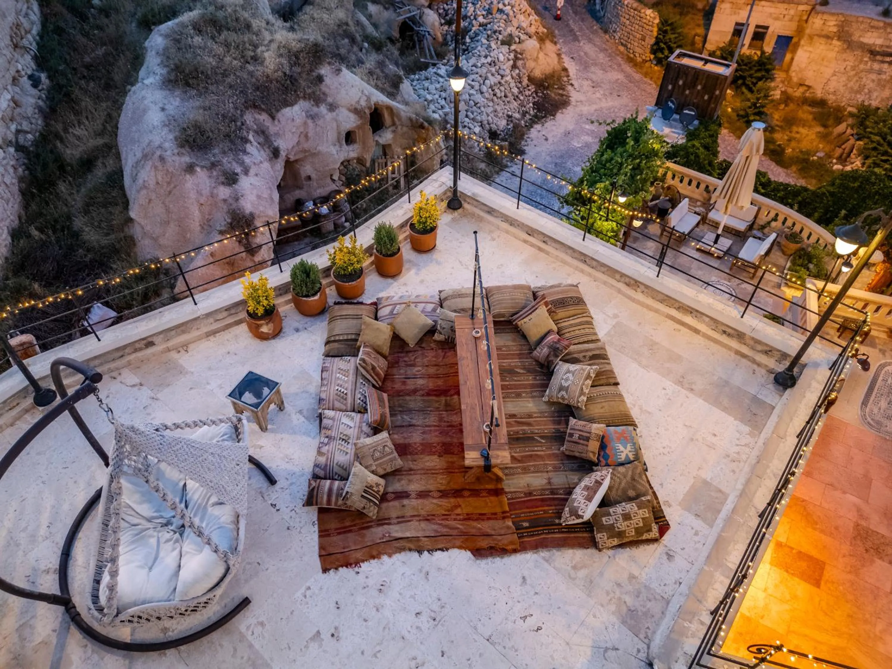 Balcony/Terrace in Kayata Cave Suites Special Class