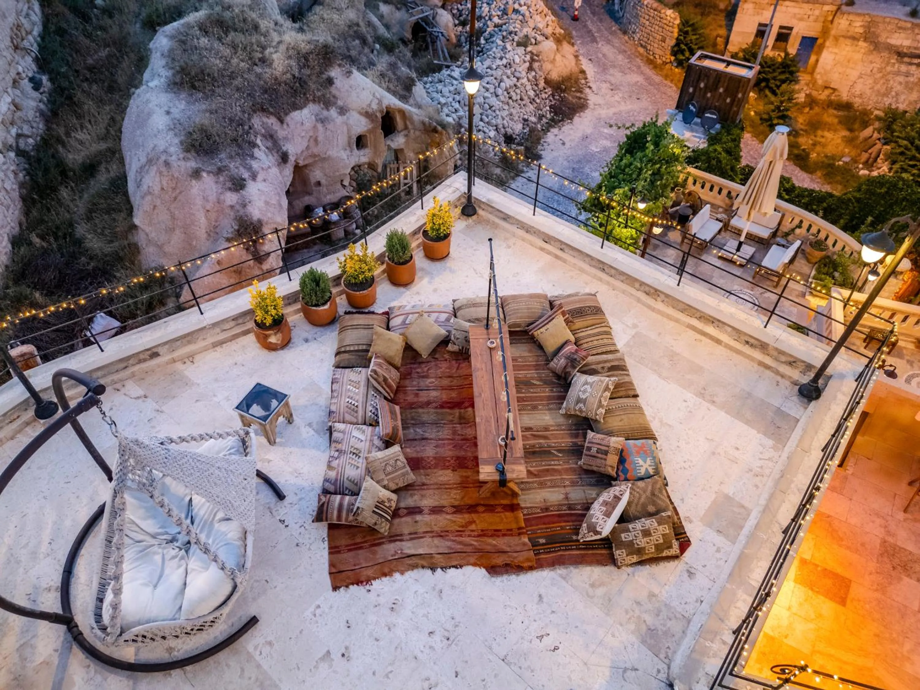 Balcony/Terrace in Kayata Cave Suites Special Class
