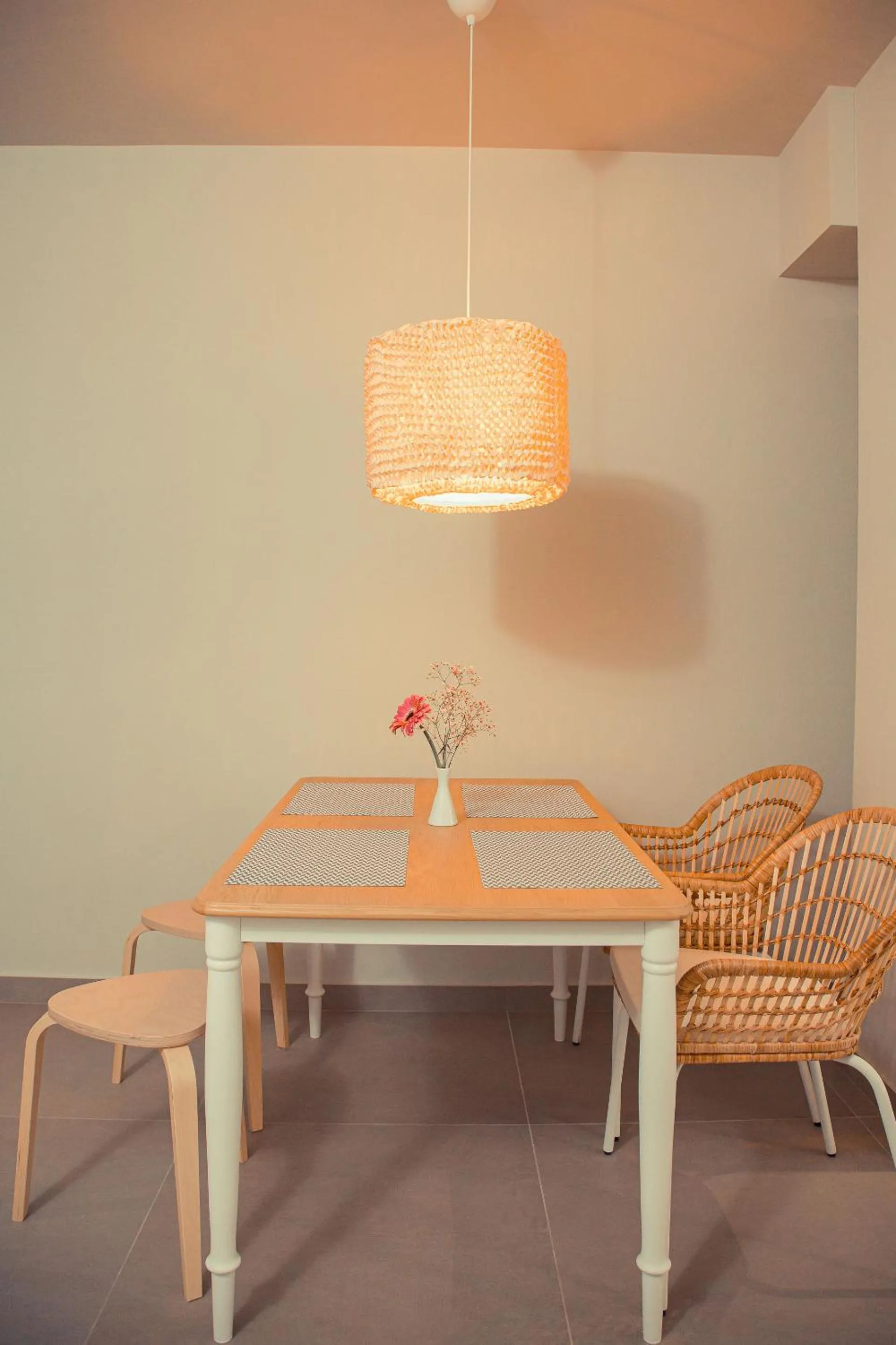 Dining area in IO Luxury Pool & Hot Tub Suites