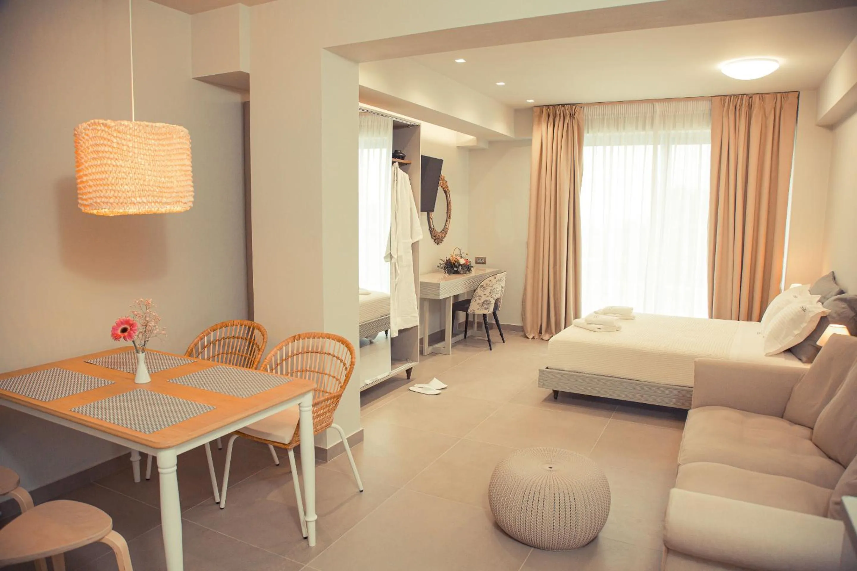 Photo of the whole room, Bed in IO Luxury Pool & Hot Tub Suites