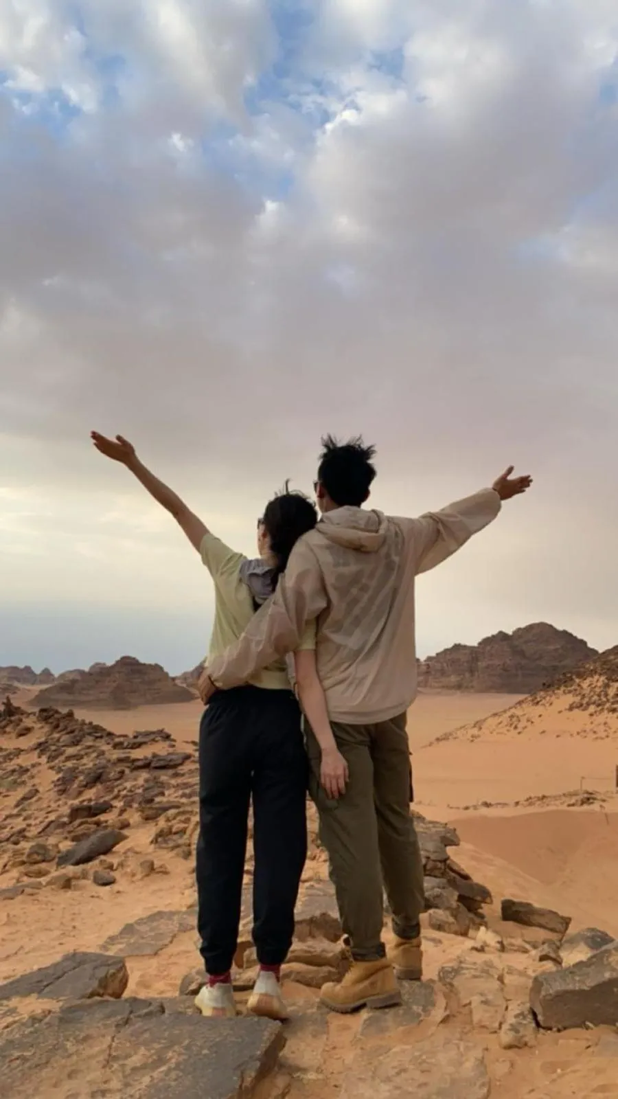 People in Jabal Rum Camp