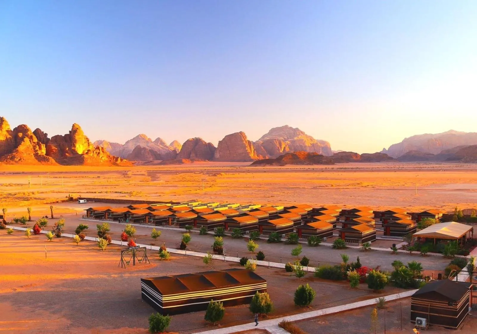 Natural landscape in Jabal Rum Camp