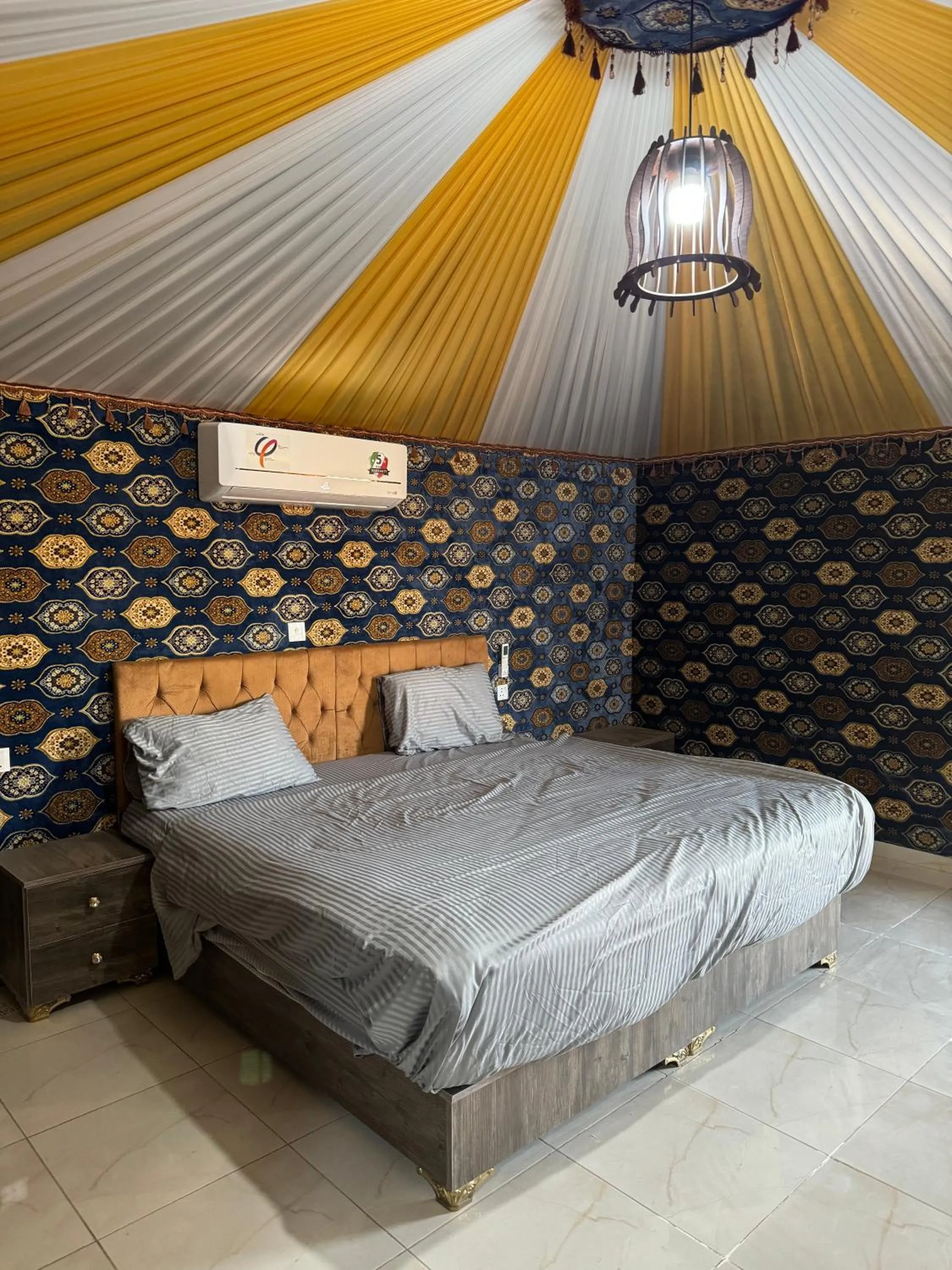 Bed in Jabal Rum Camp