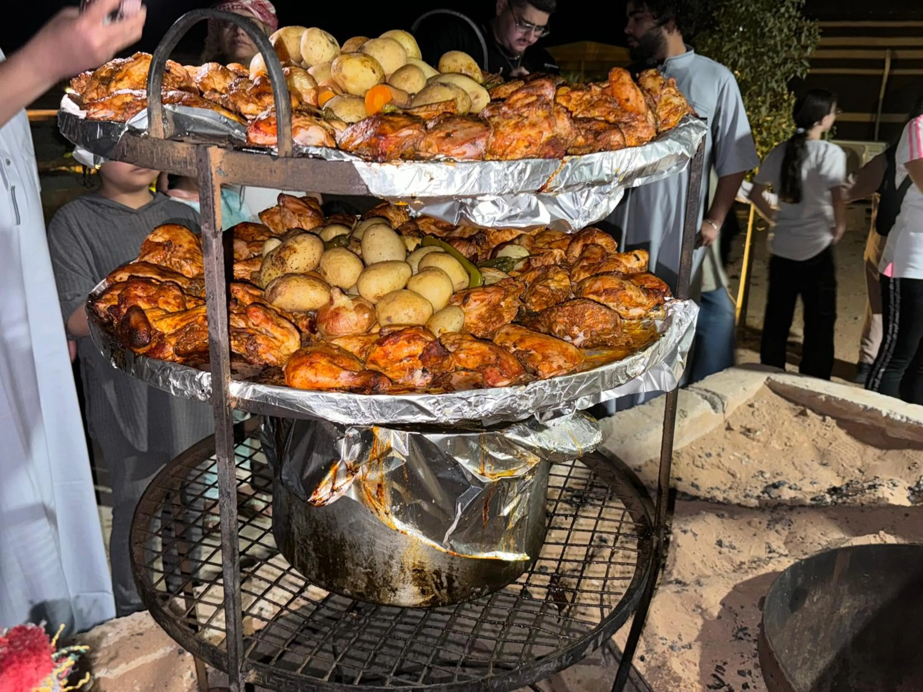 BBQ facilities in Jabal Rum Camp
