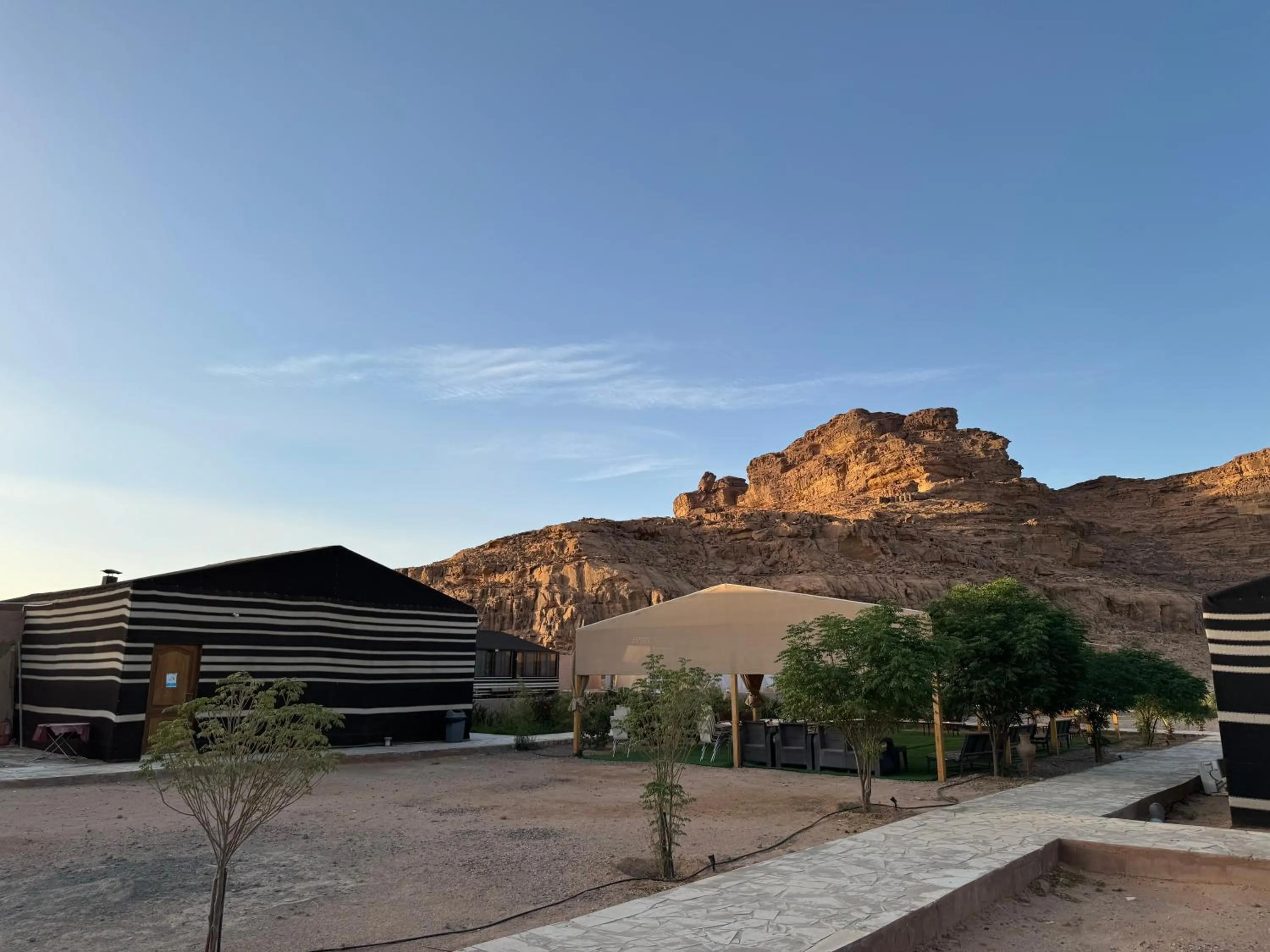 Property building in Jabal Rum Camp