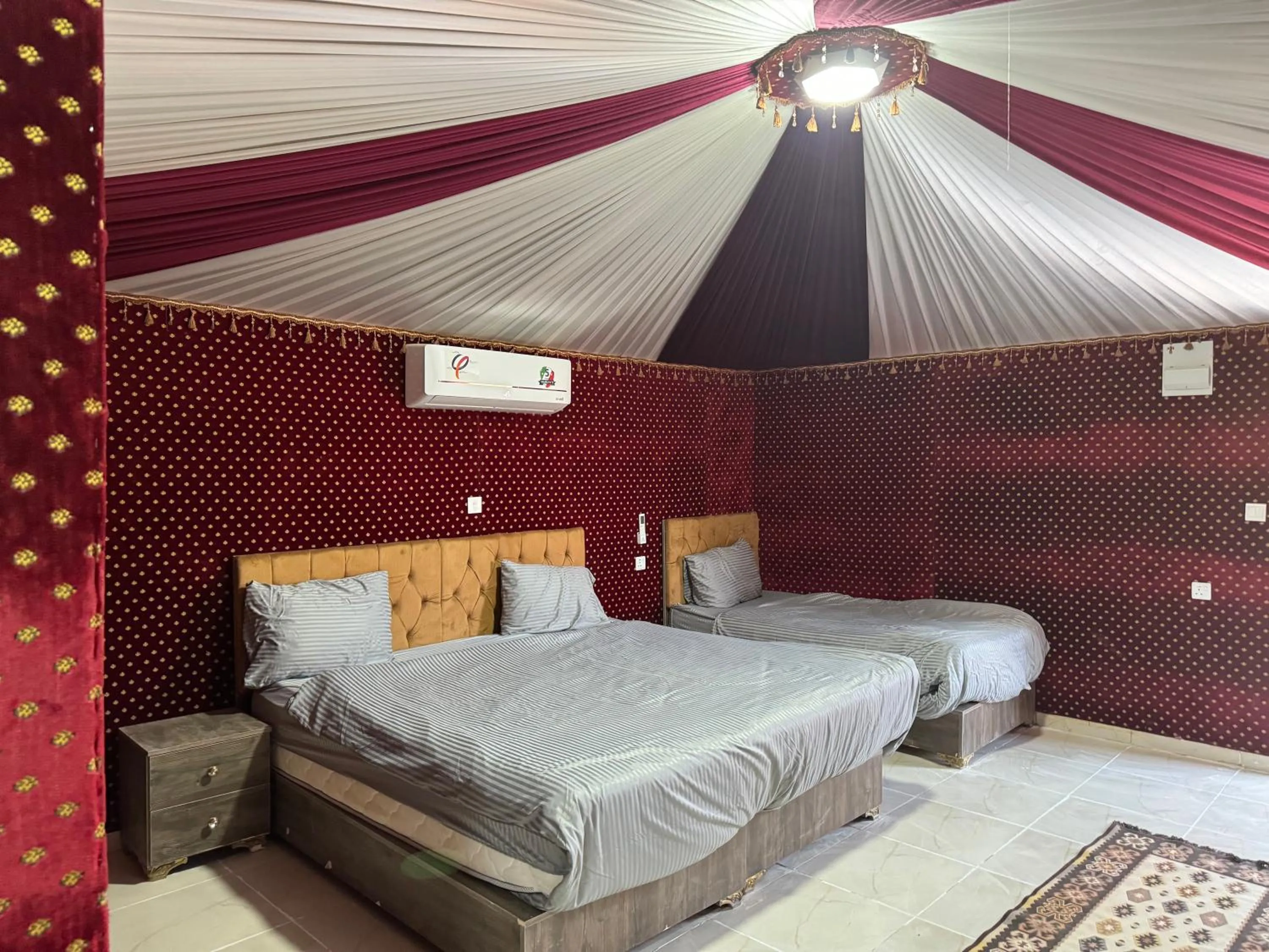 Bed in Jabal Rum Camp