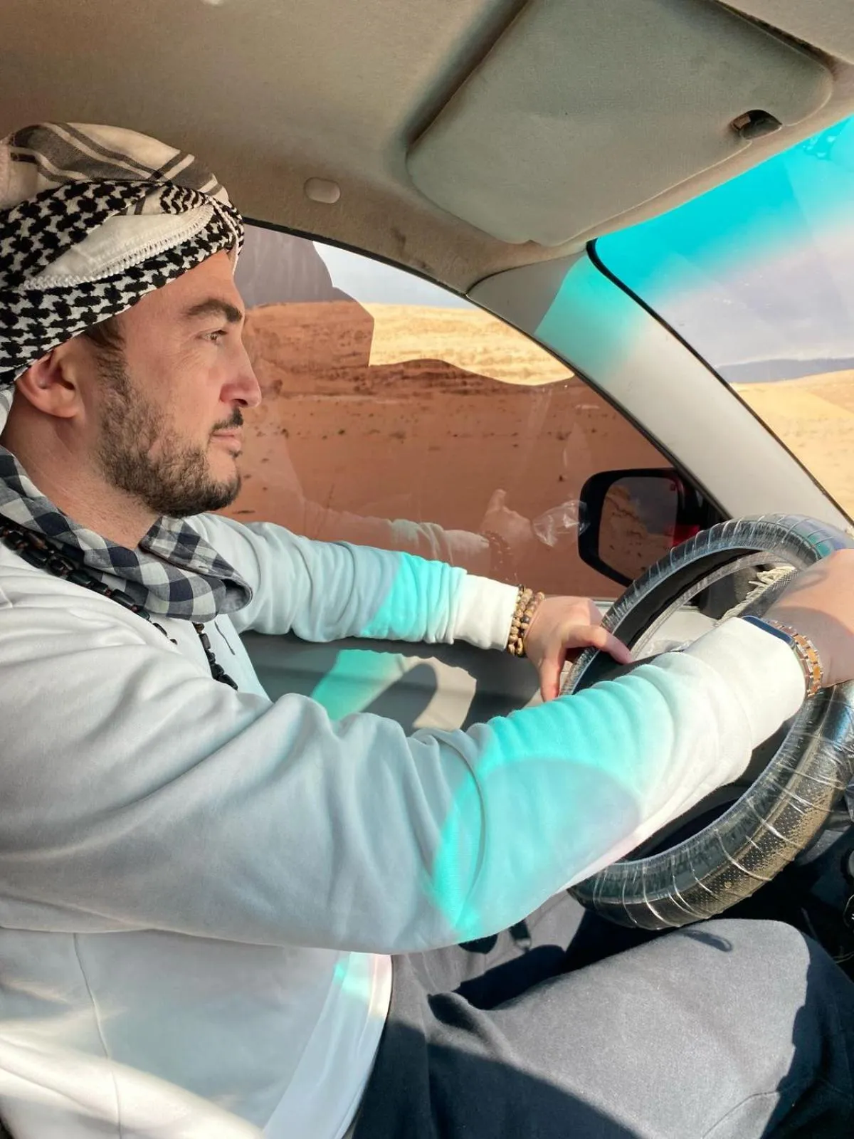 People in Jabal Rum Camp