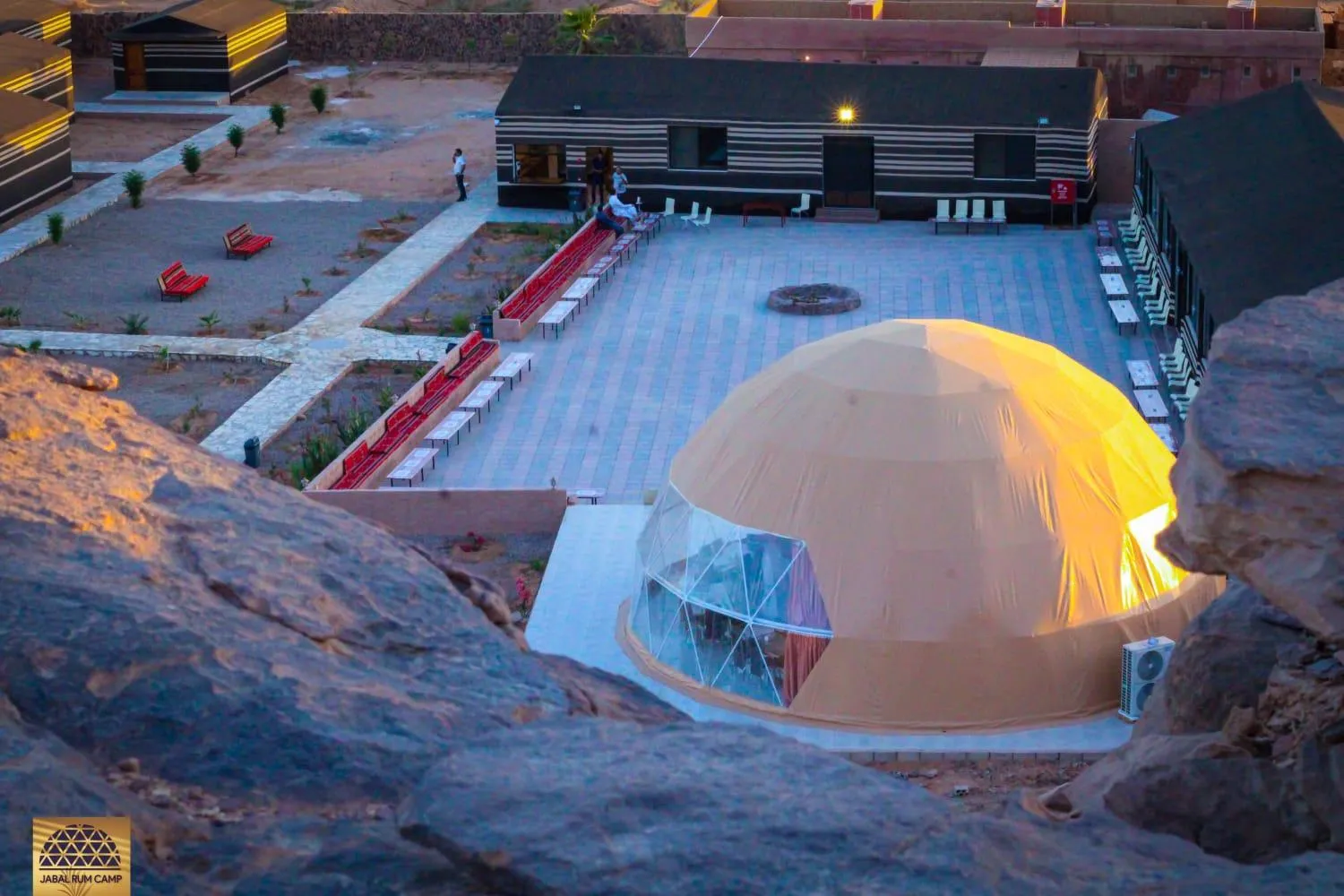 Property building in Jabal Rum Camp