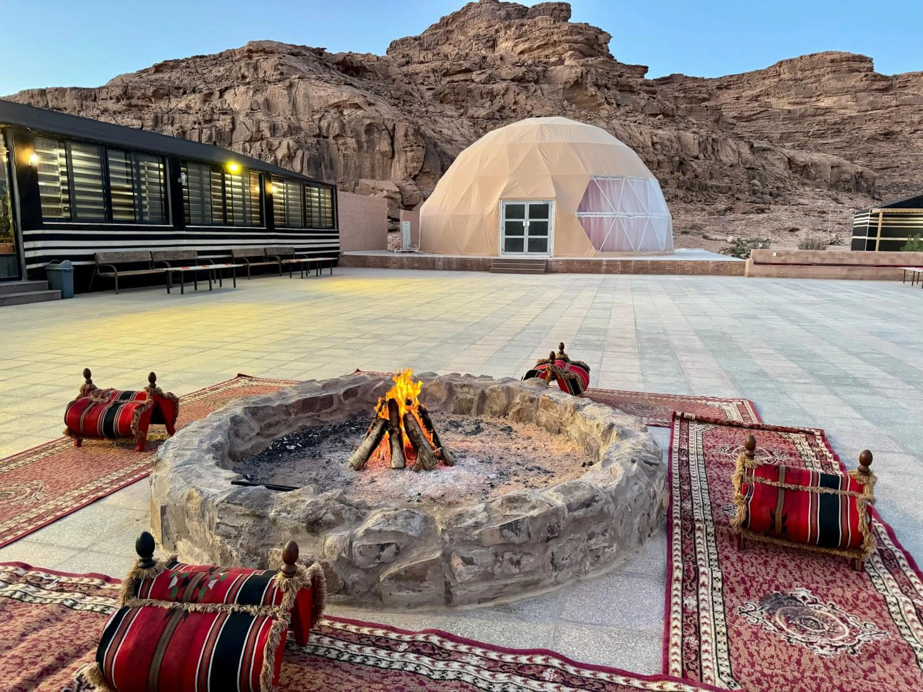 Property building in Jabal Rum Camp