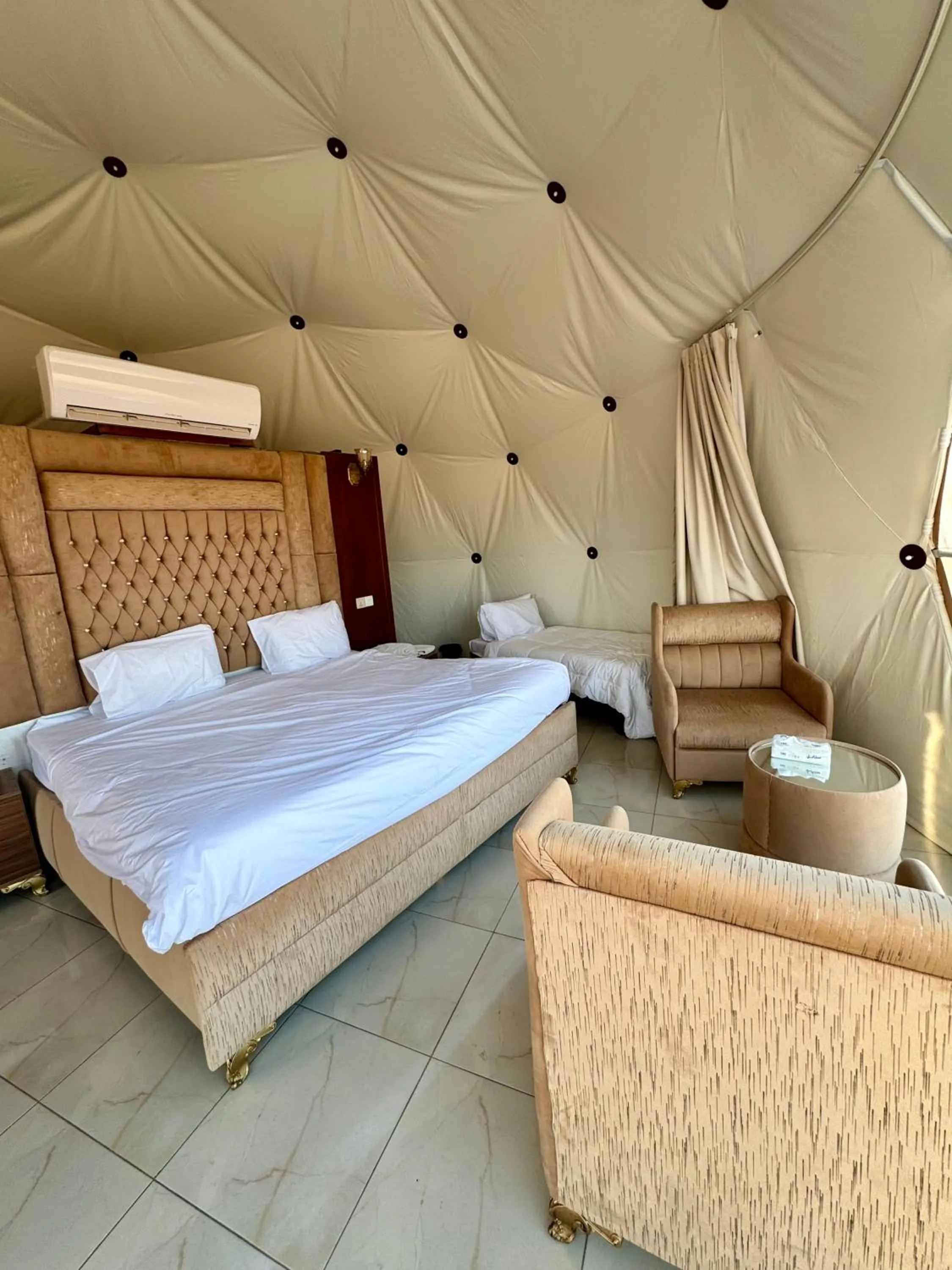 Bed in Jabal Rum Camp