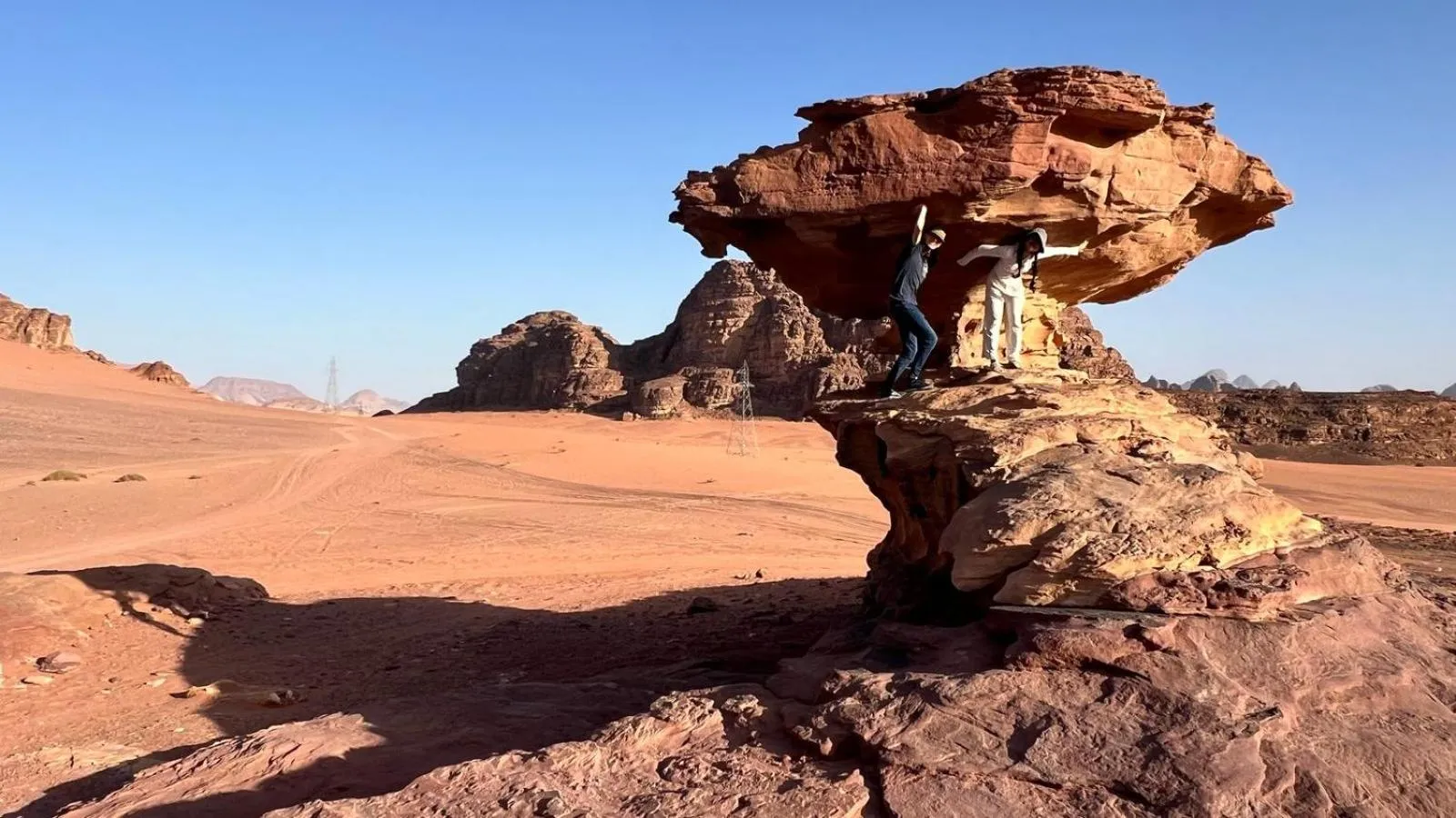 Natural landscape in Jabal Rum Camp