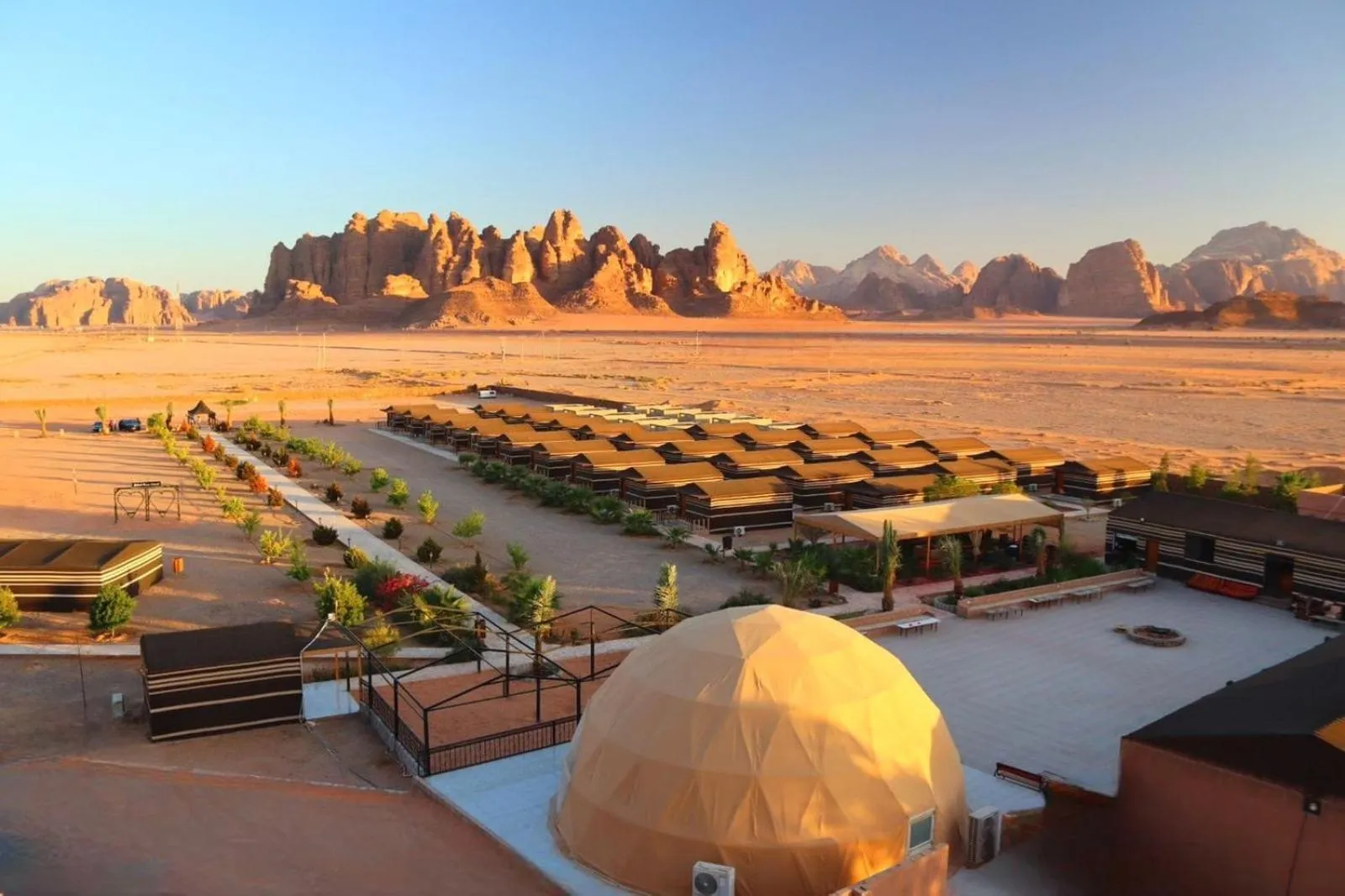 Property building in Jabal Rum Camp